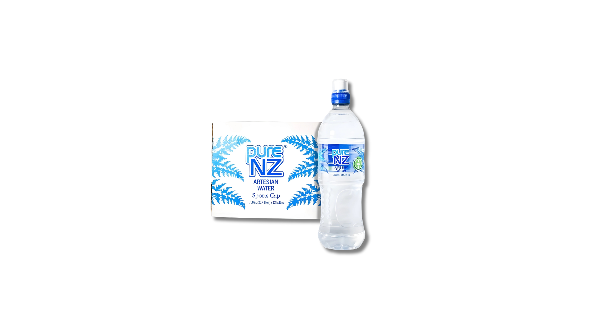 Pure NZ Spring Water 12 x 750ml