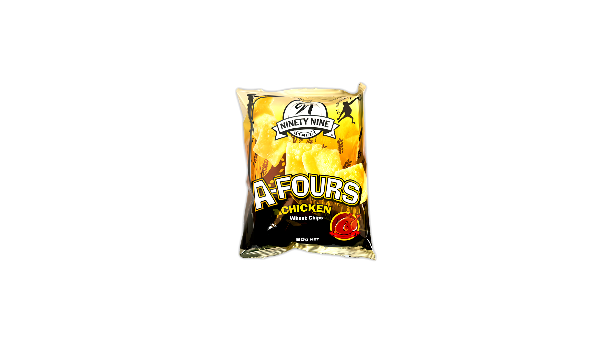 Ninety Nine Street A-Four Wheat Chicken Chips (80g x 15)