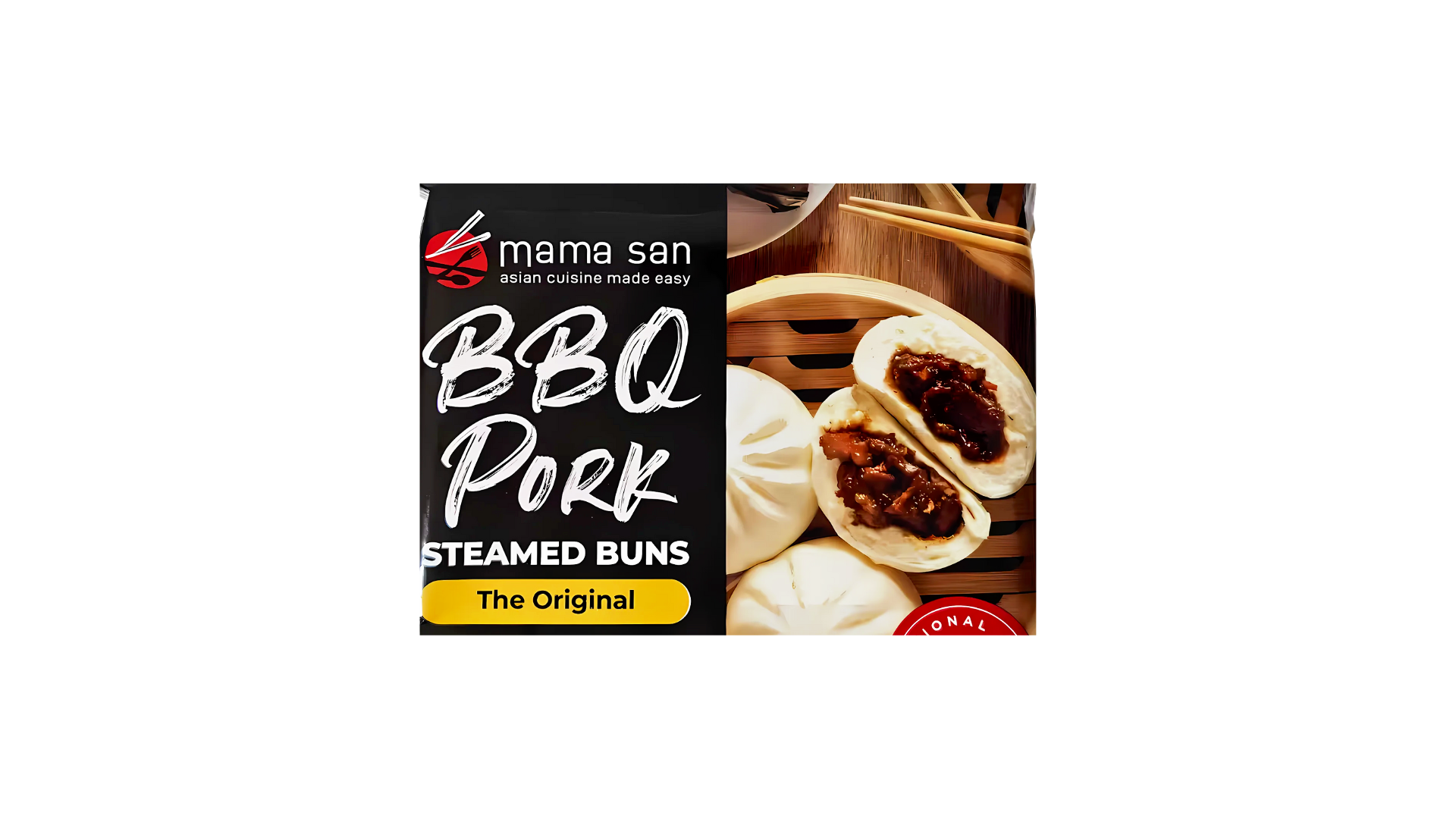 Tokyo Foods Mama San Steamed BBQ Pork Buns (120g x 6)