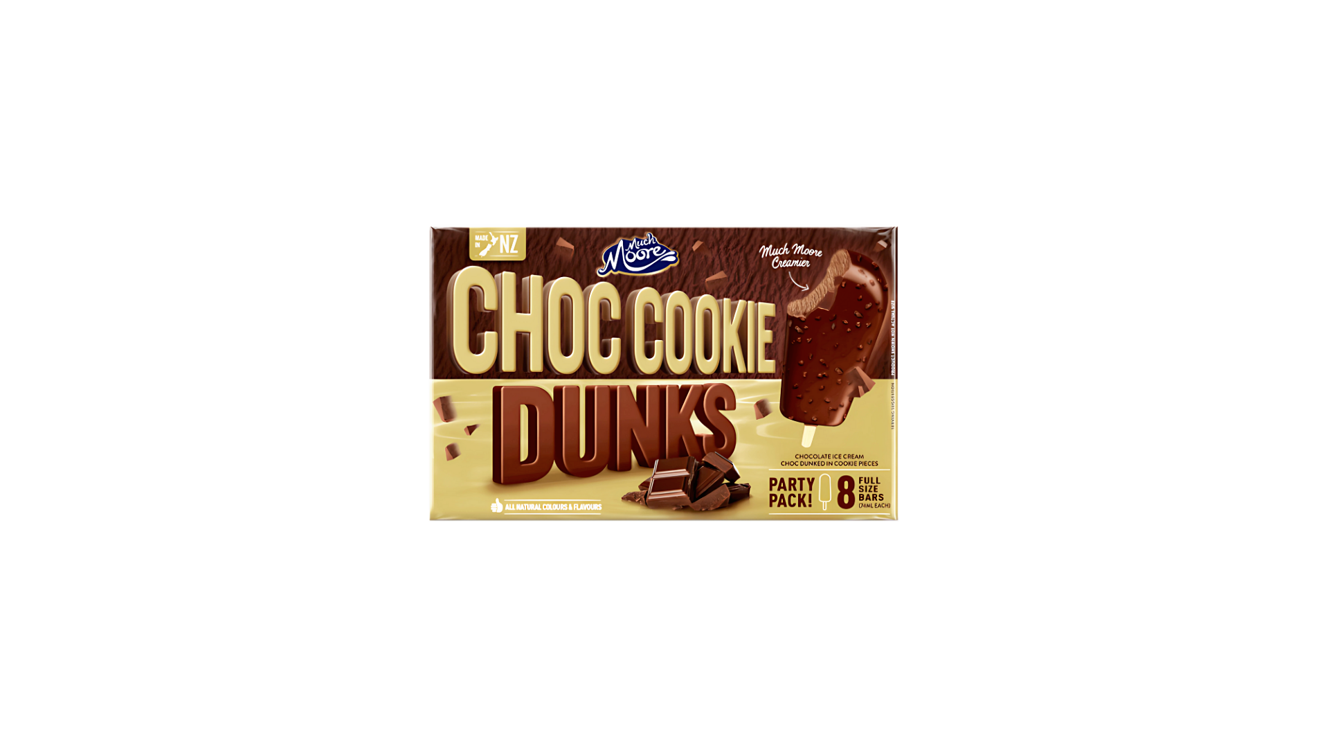 Much Moore Choc Cookie Dunks (74ml x 8)