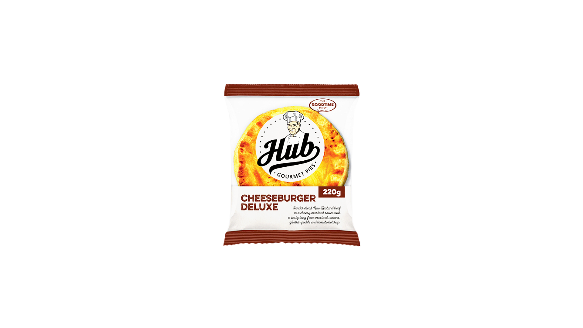 Goodtime Hub Gourmet Cheeseburger Deluxe Pie (220g x 6)