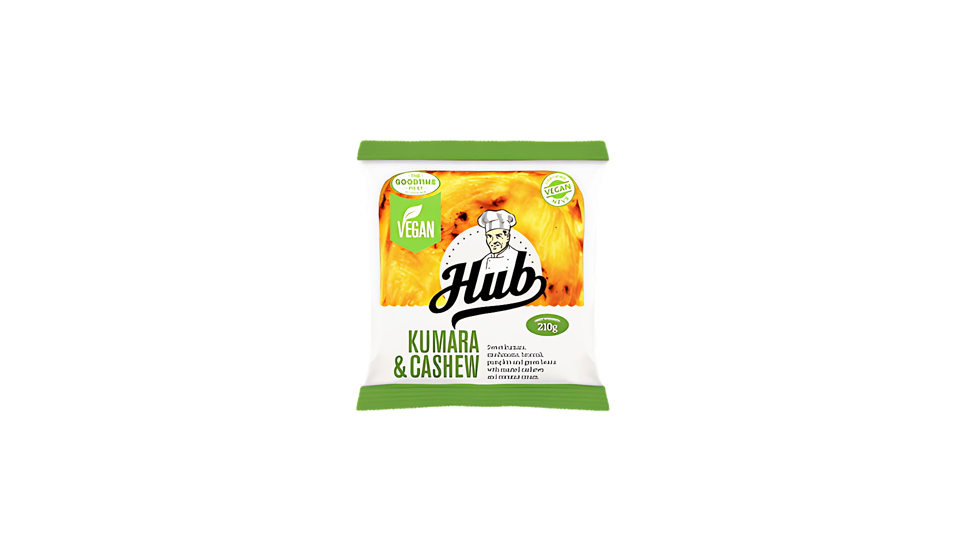 Goodtime Hub Gourmet Kumara & Cashew VEGAN pie (210g x 6)