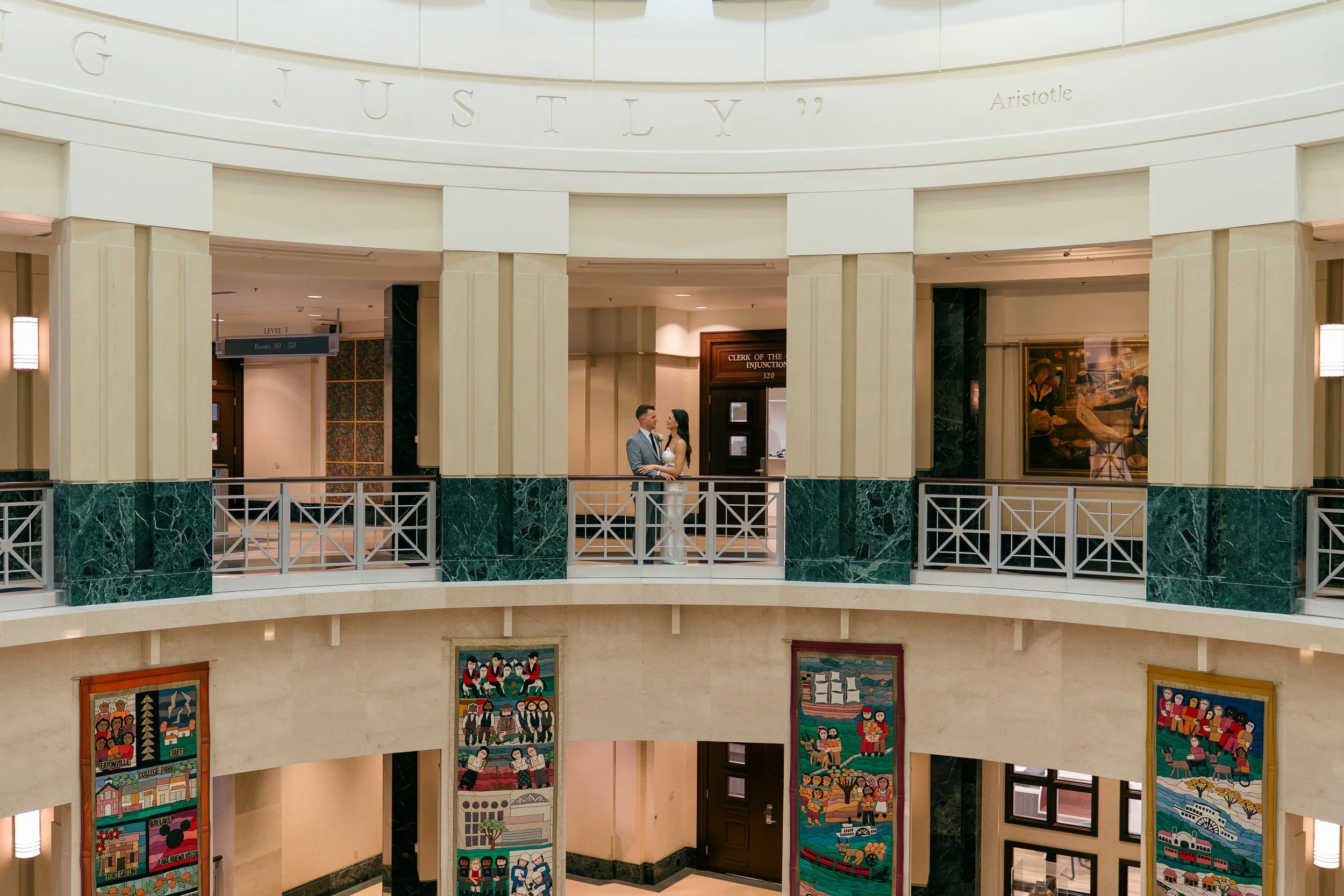 A Romantic Courthouse Elopement in Downtown Orlando