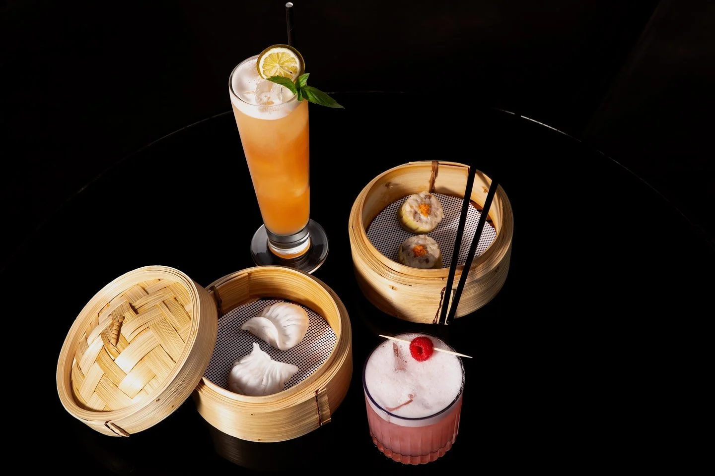 Cocktail & Dim Sum £14.50 in Shanghai - The best deal under £15, tuck into a freshly steamed basket of dim sum with a cocktail of your choice in Shanghai Cocktail Lounge, every day, until 9pm!