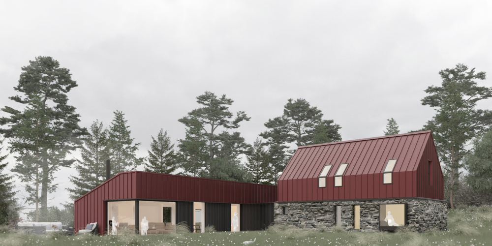 Large house in rural scotland