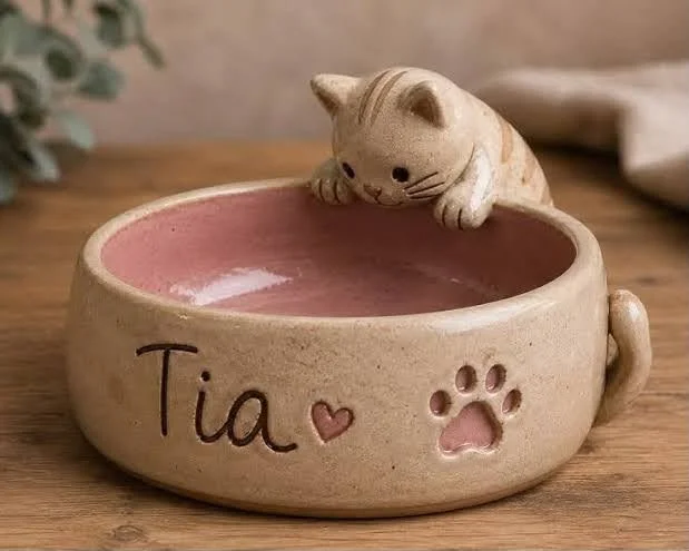 Handmade Ceramic Pet Bowl Workshop in Frisco, Mckinney & DFW area