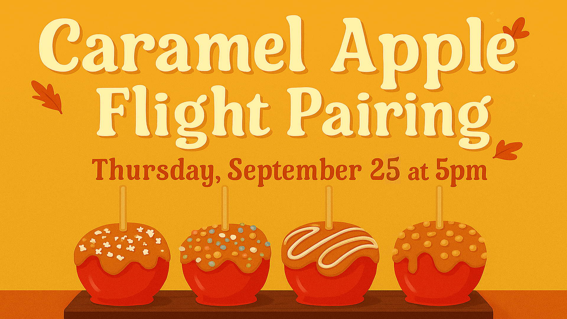 Caramel Apple Flight Pairing