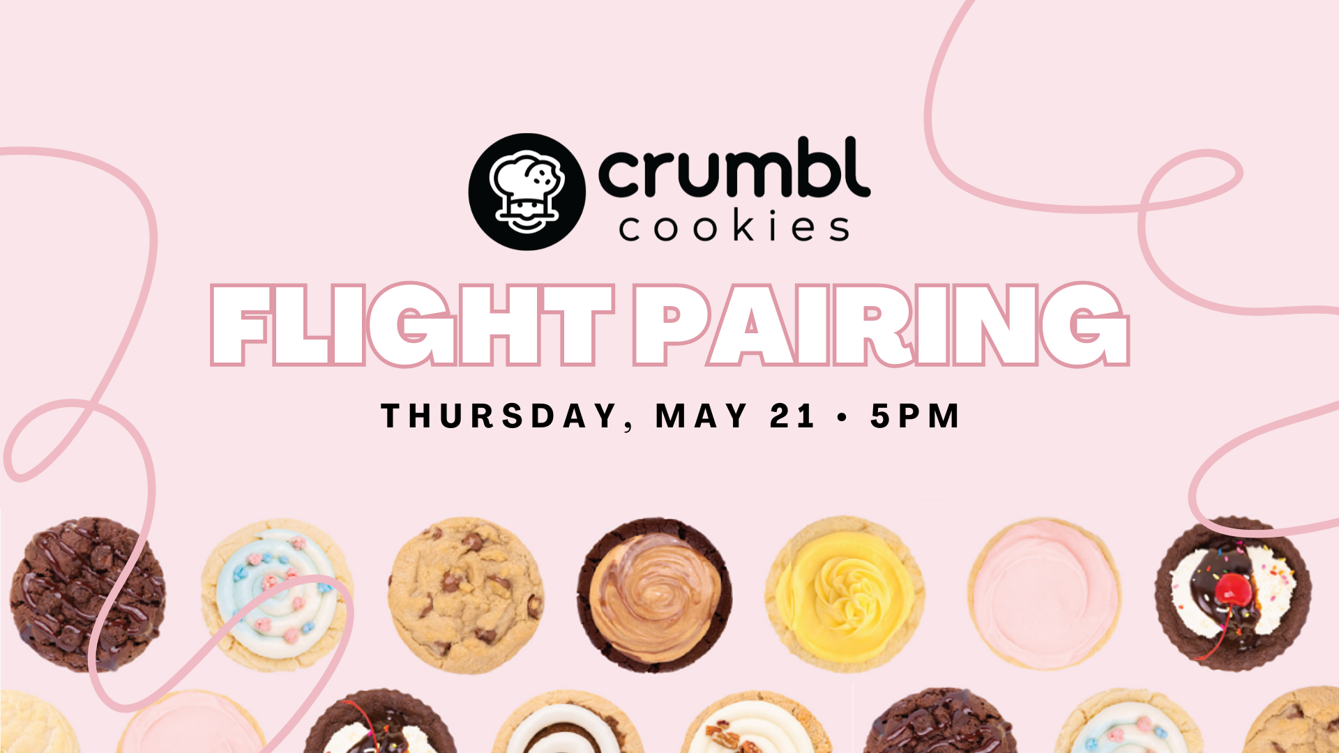 Crumbl Cookie Flight Pairing