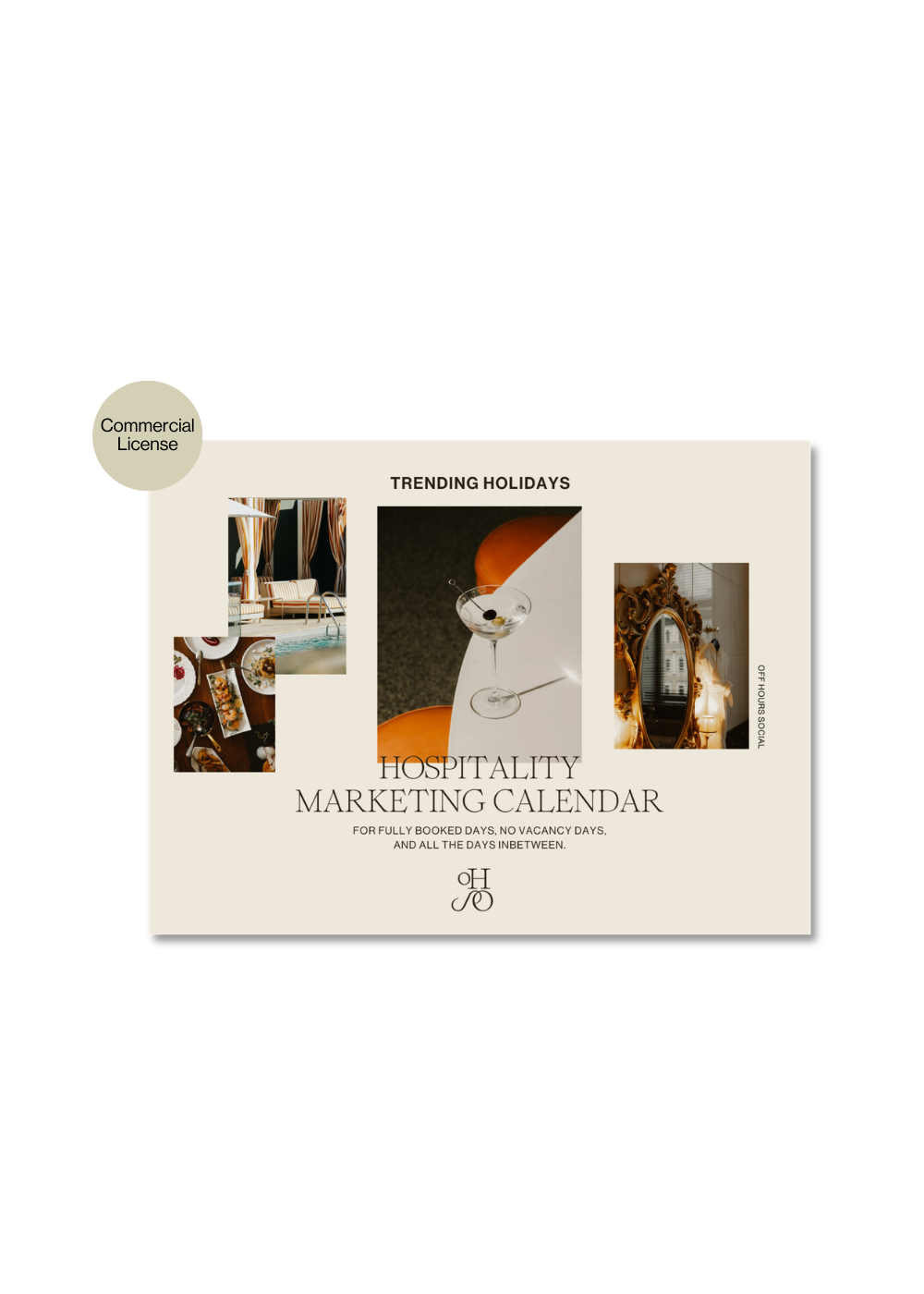 2026 Hospitality Trending Content Calendar (Commercial)