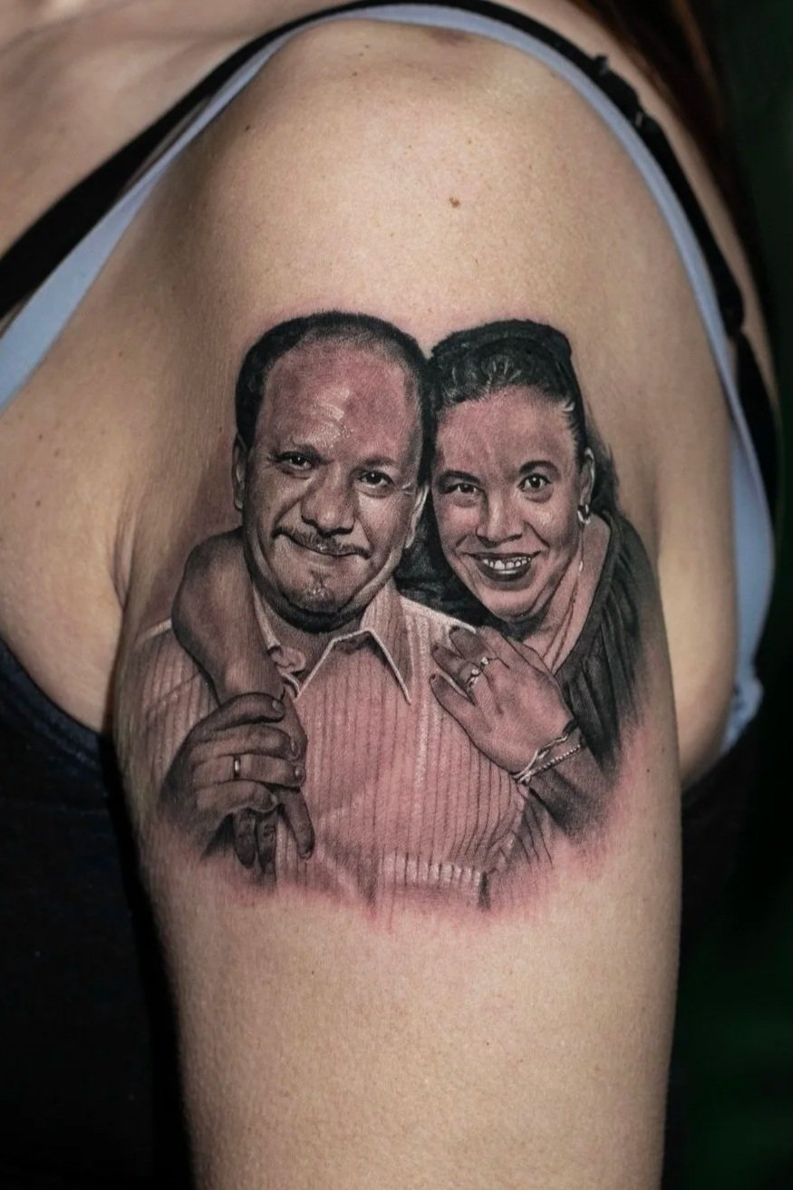 Portrait of client's Parents.