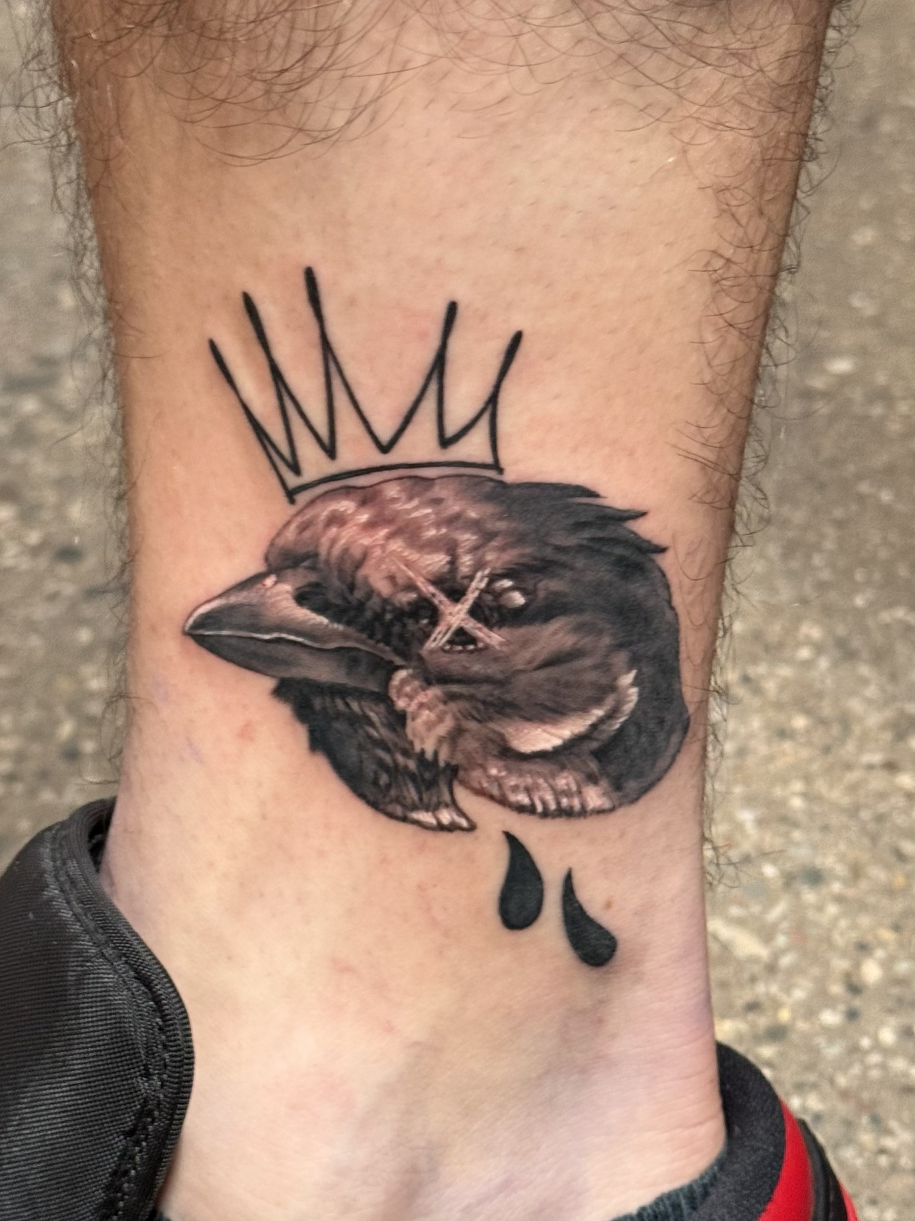 Hereditary-inspired bird head.