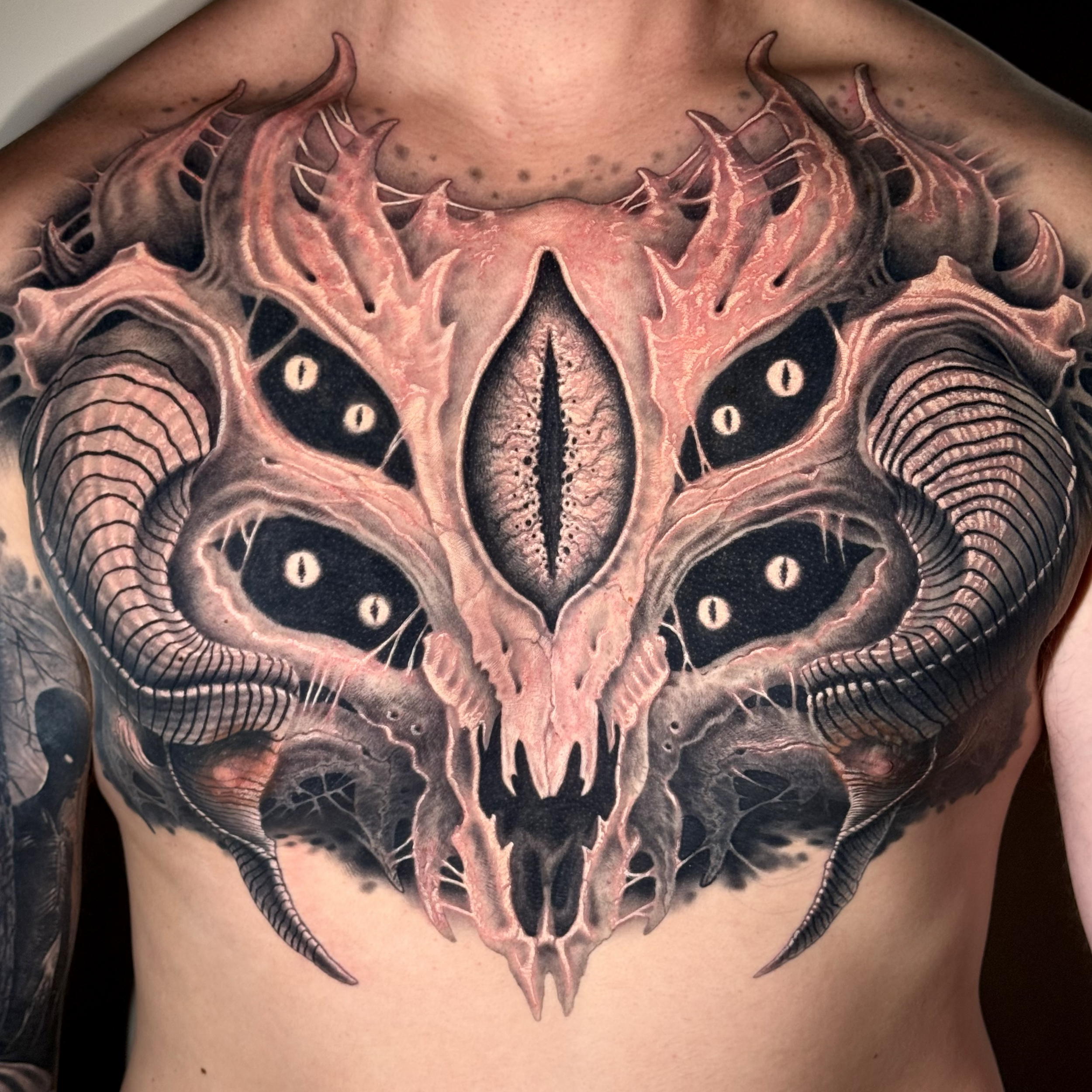 Demon Skull chest piece.
