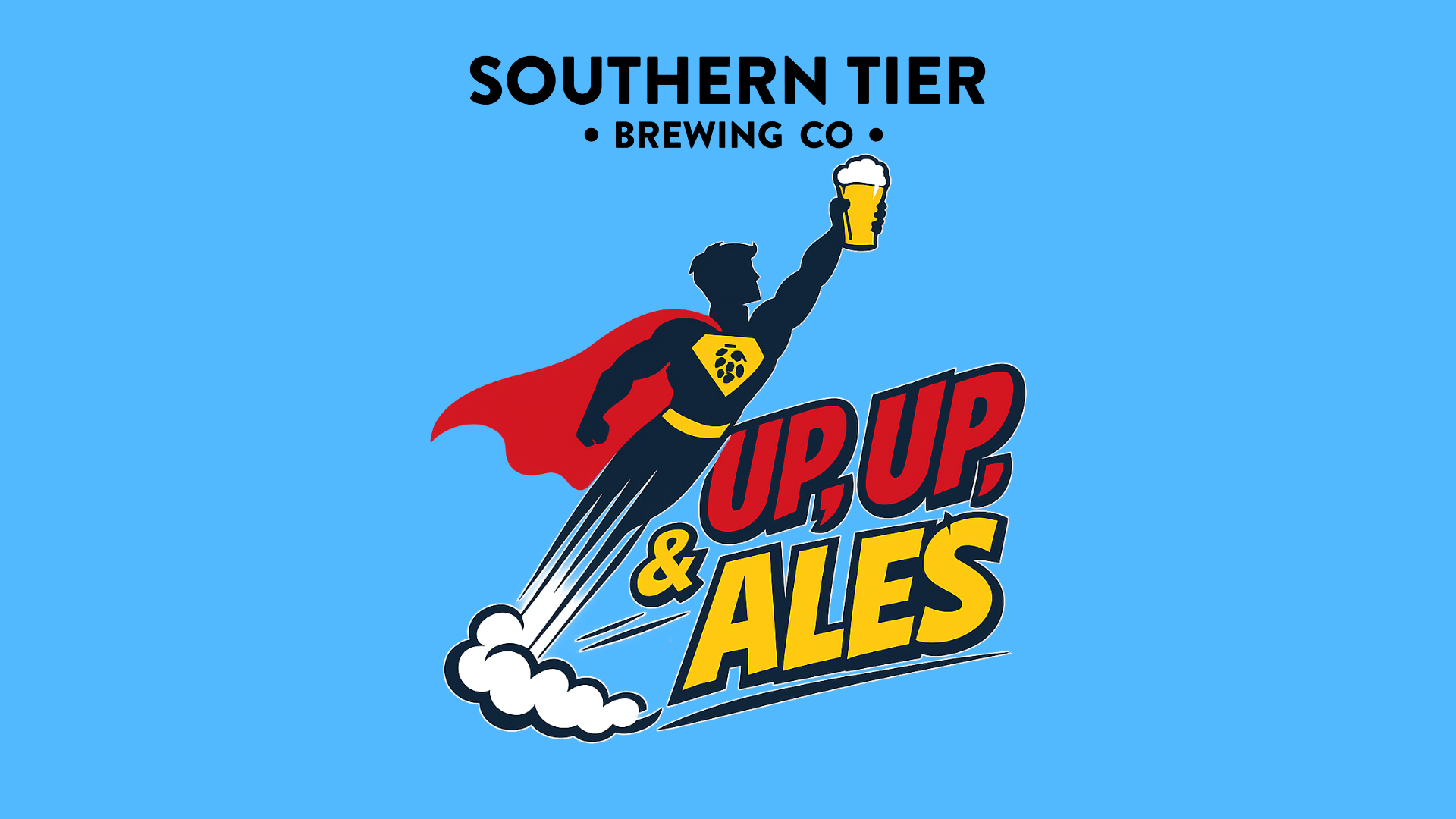Up, Up, & Ales - A Superman Pop Up