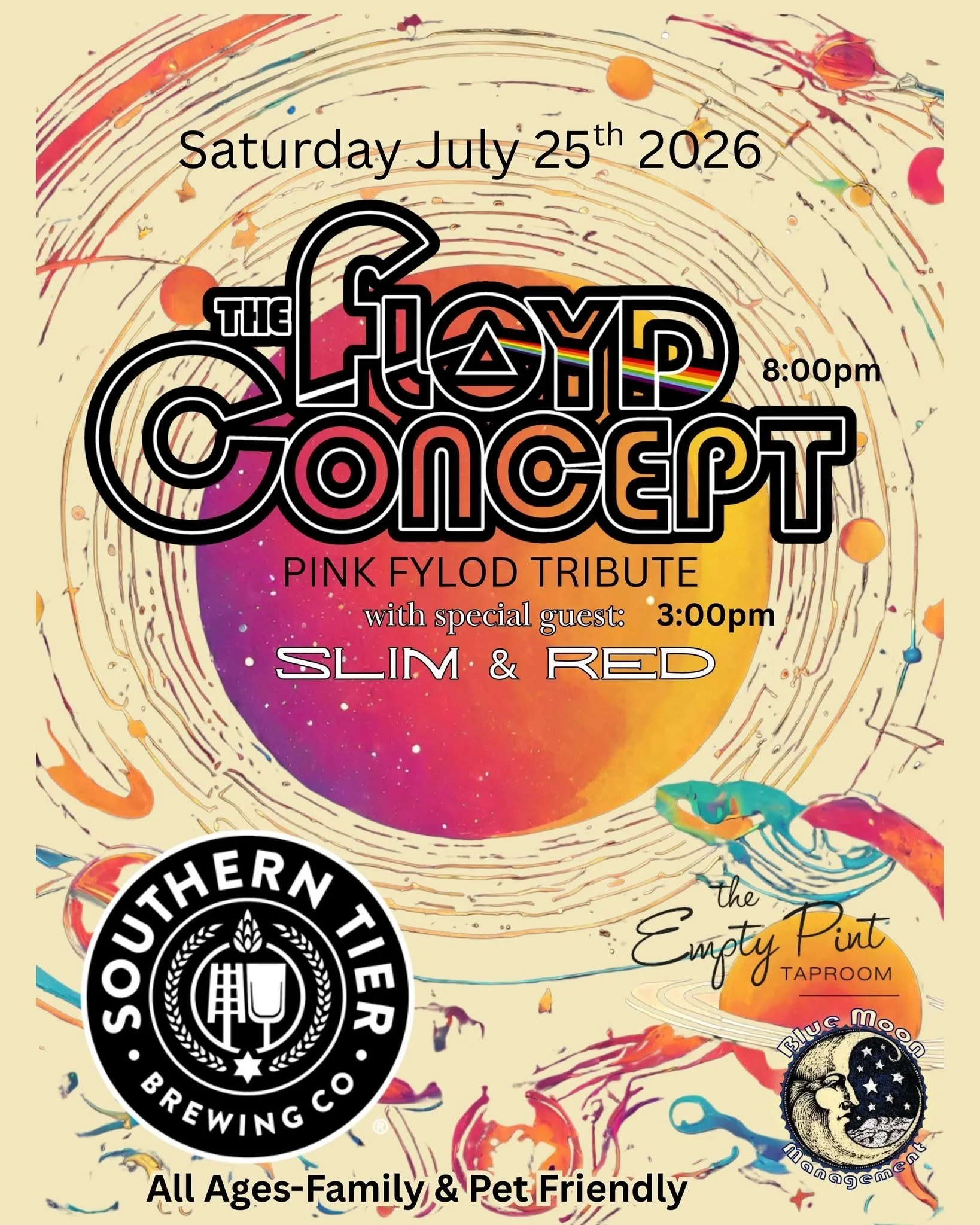 Live Music: The Floyd Concept with Slim & Red