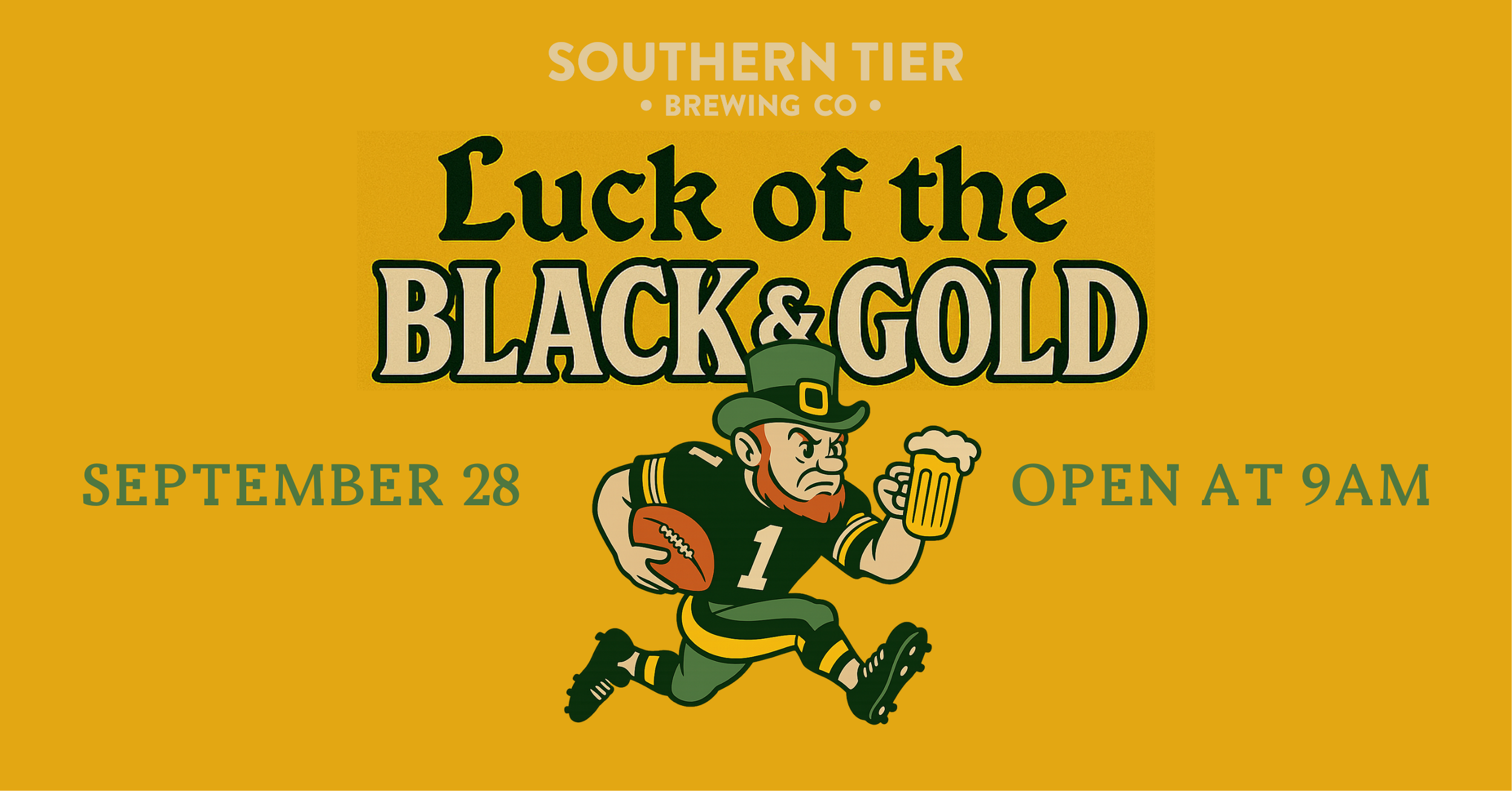 Luck Of The Black And Gold Brunch