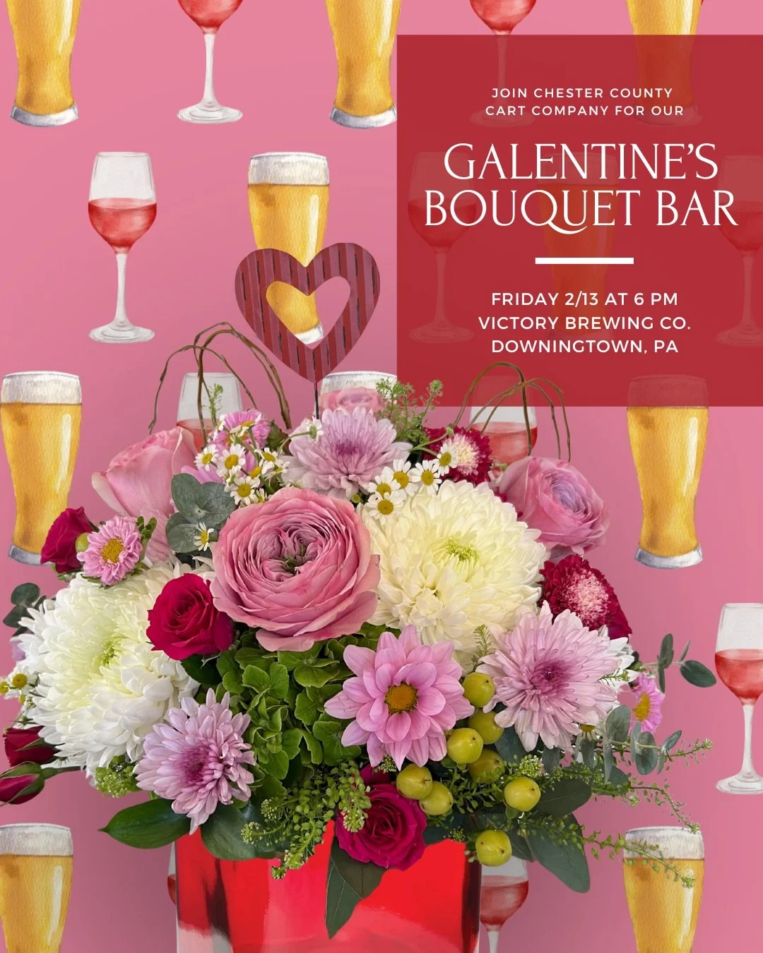 Galentine's Bouquet Bar