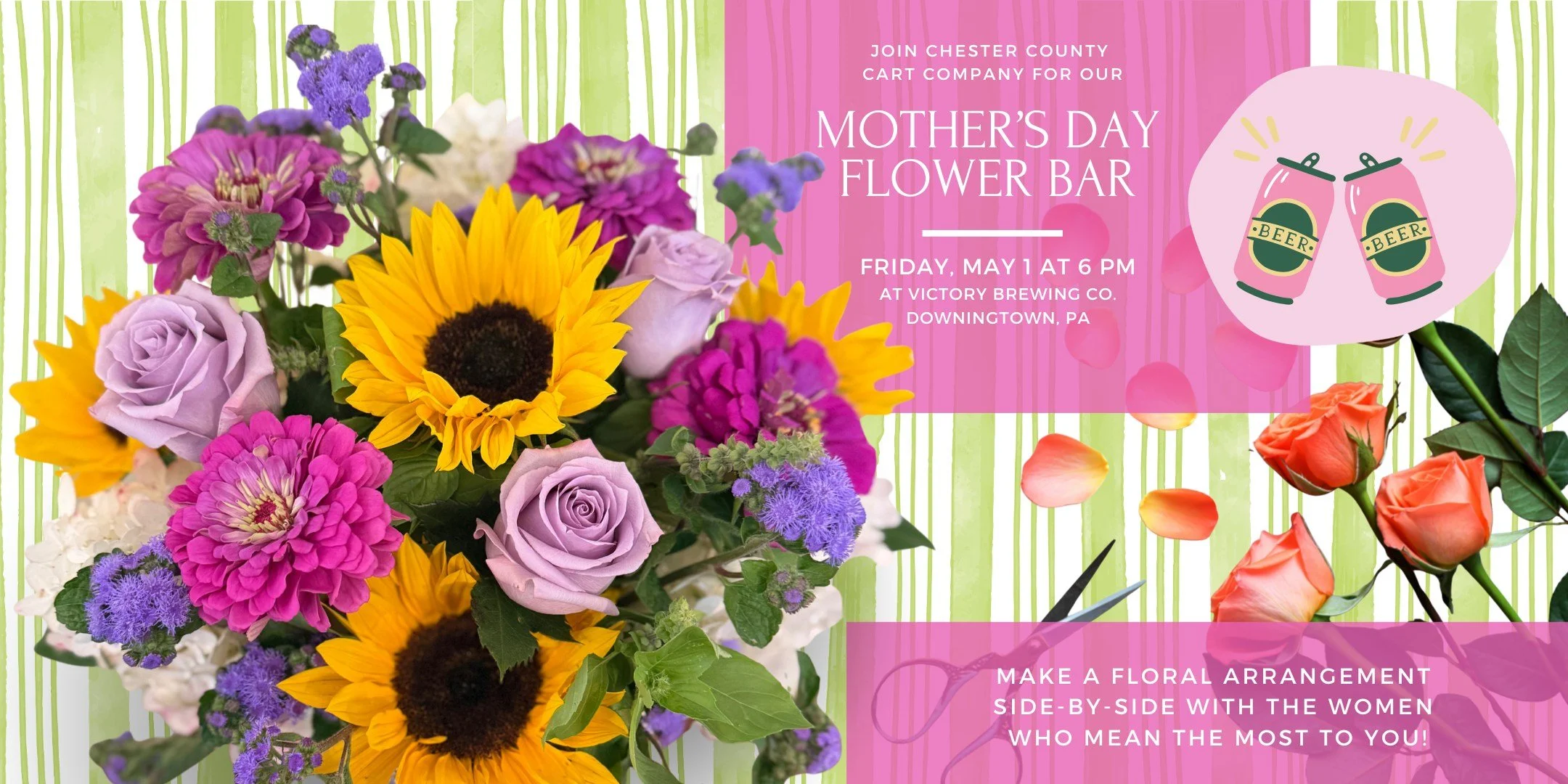 Mother's Day Flower Bar