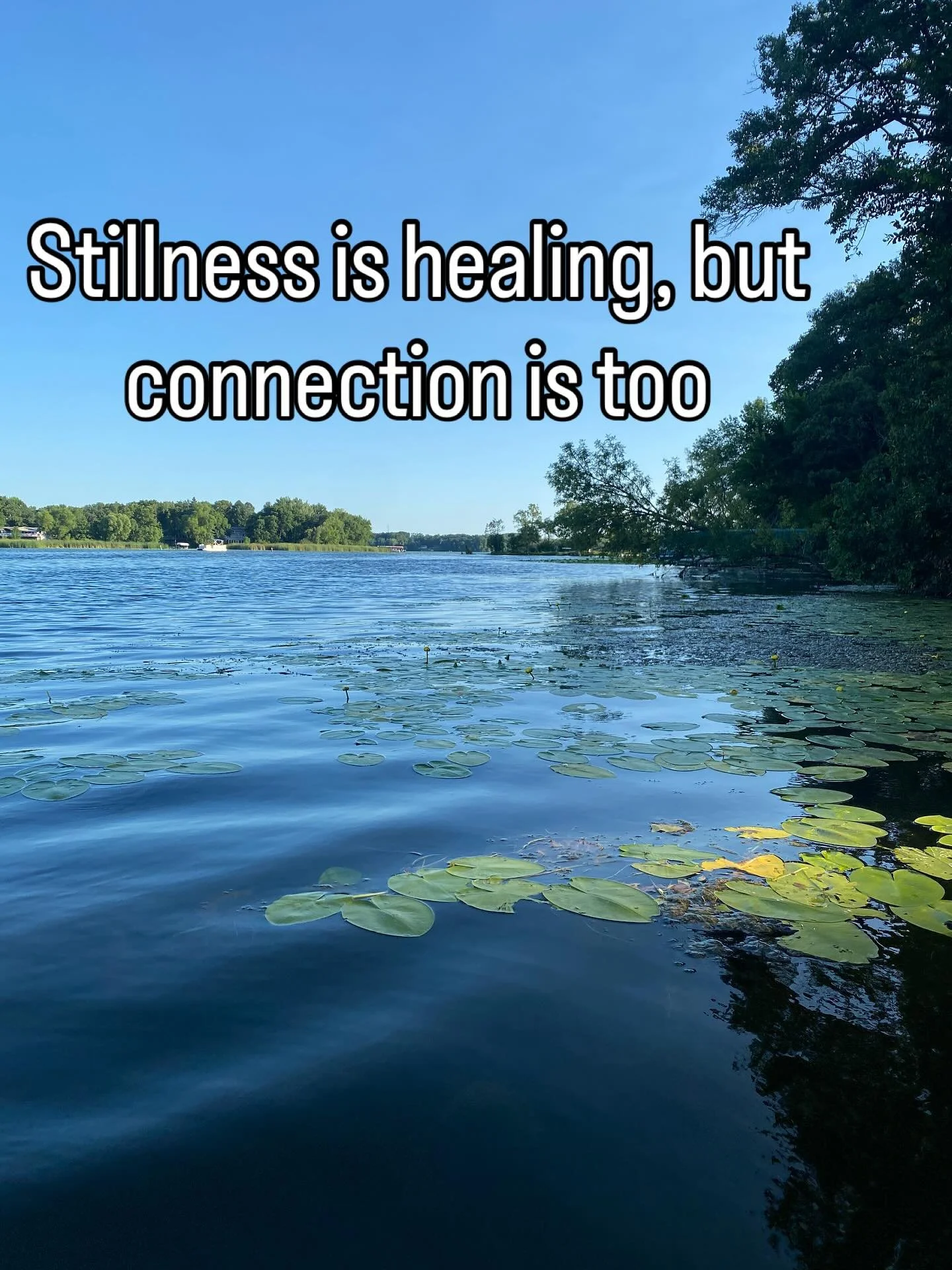 Lately, I&rsquo;ve been thinking about how motherhood can feel a lot like this lake &mdash; beautiful, still, but sometimes overwhelmingly quiet. ⠀ If you&rsquo;re a mom feeling isolated right now, I want you to know you&rsquo;re not the only one. Ma