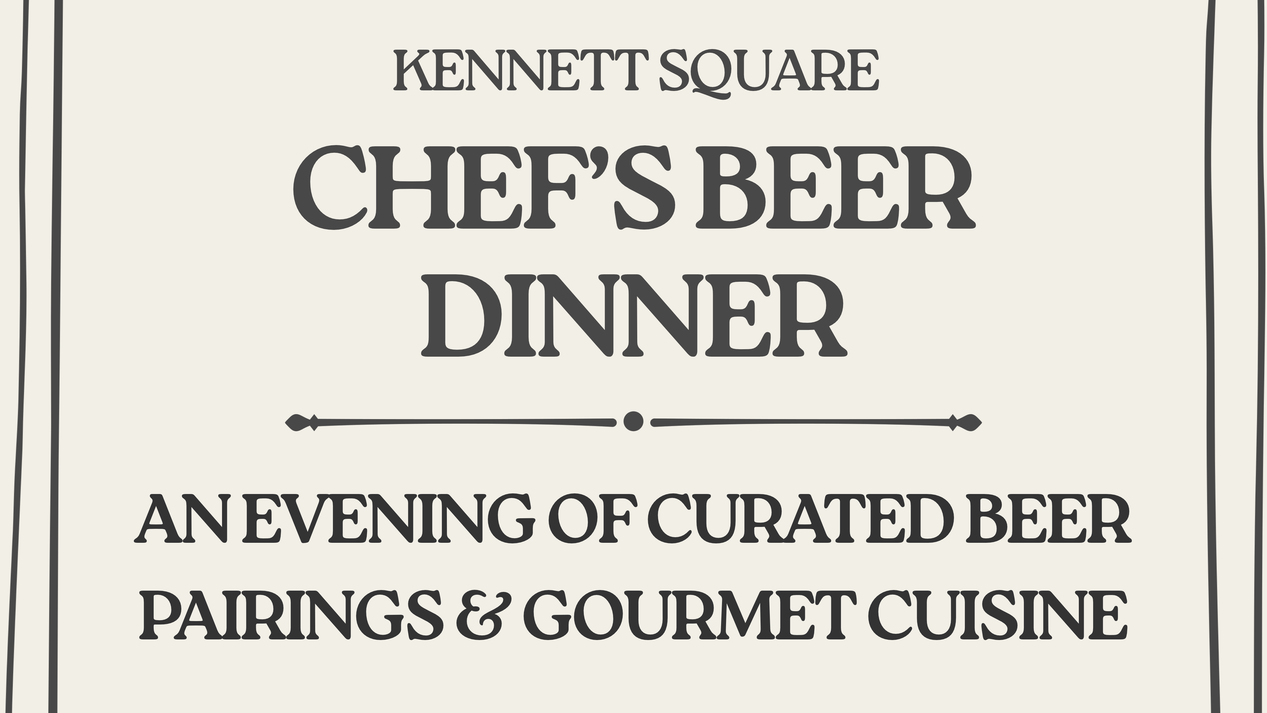Beer Dinner