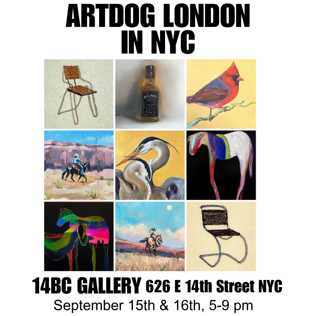 ArtDog London pre-Affordable Art Fair Monday, September 15th & Tuesday, September 16 from 5-9 pm