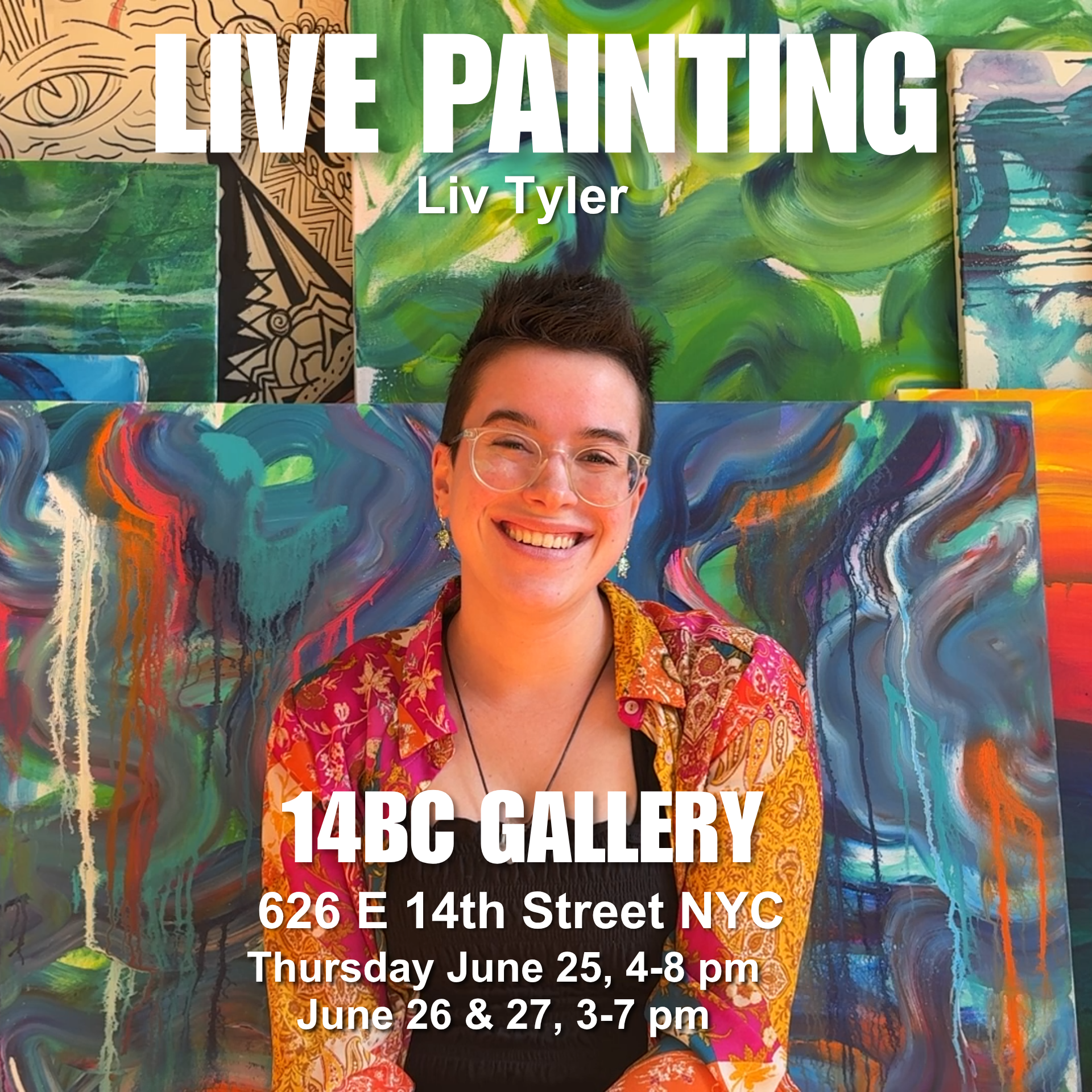 Live Painting with Liv Tyler