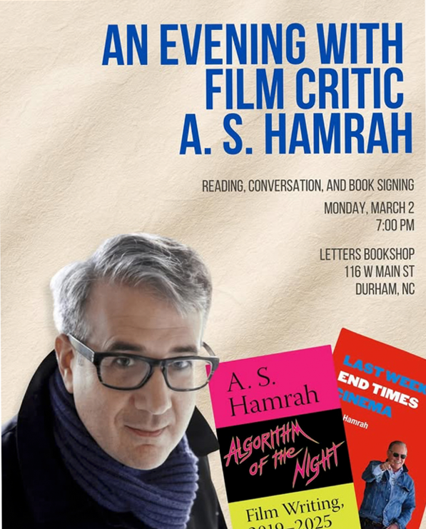 An Evening With A.S. Hamrah