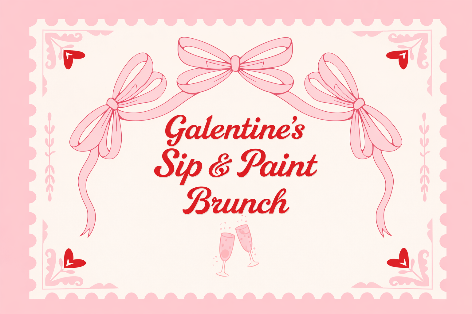 Galentine's Sip & Paint Brunch