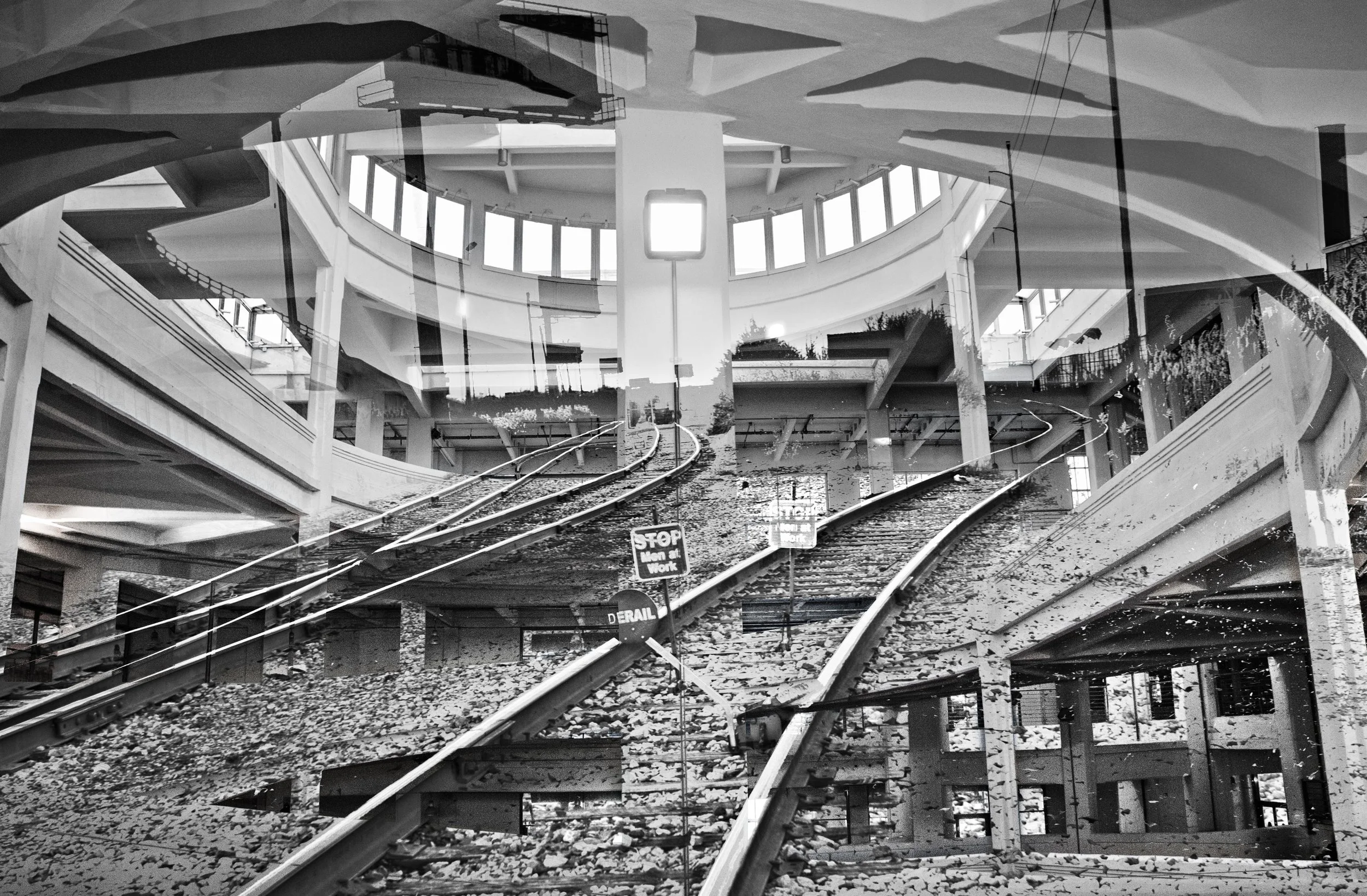 the end of the track