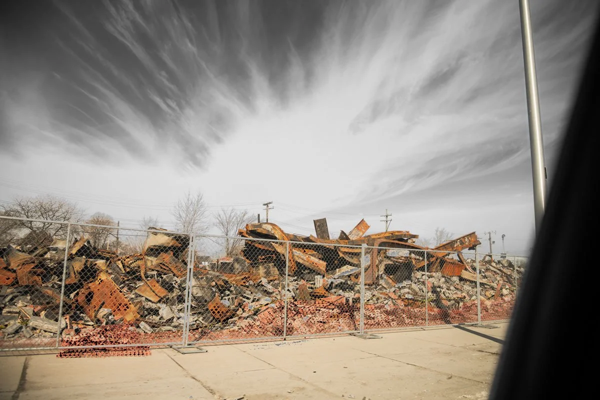 off Gratiot Ave., scrap