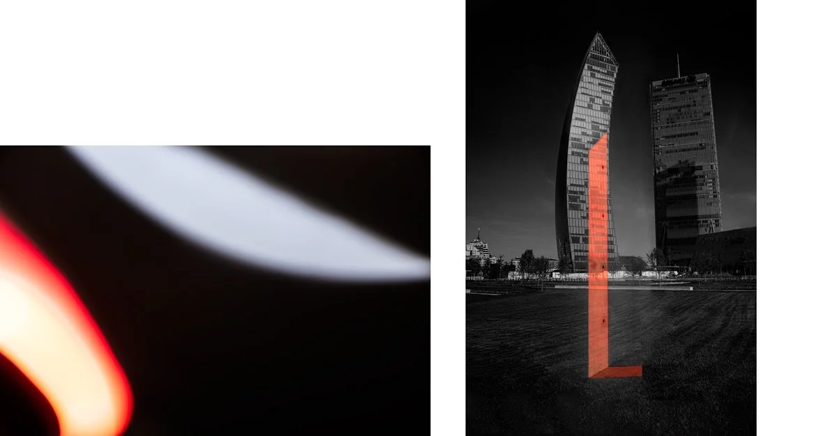 moon & comet - stele
