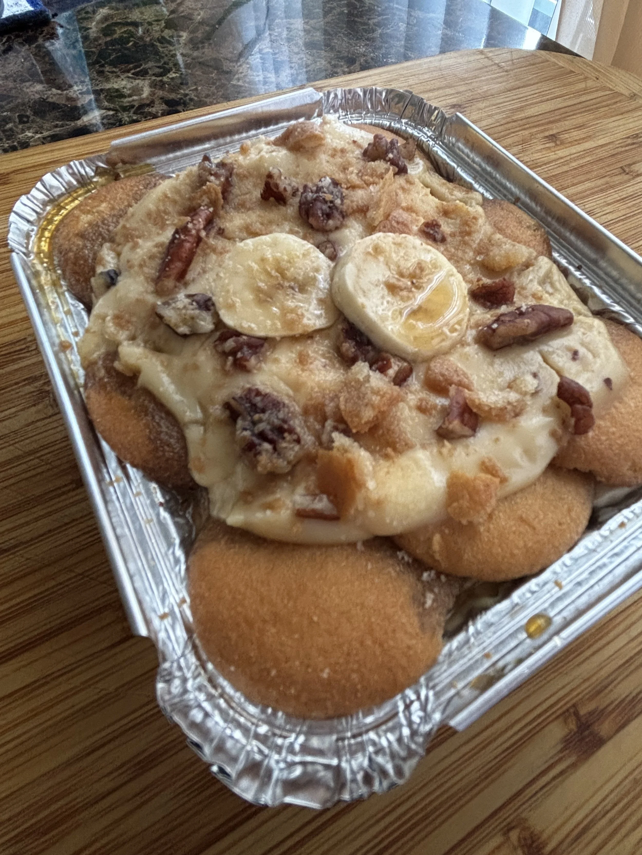 Pecan Caramel Banana Pudding