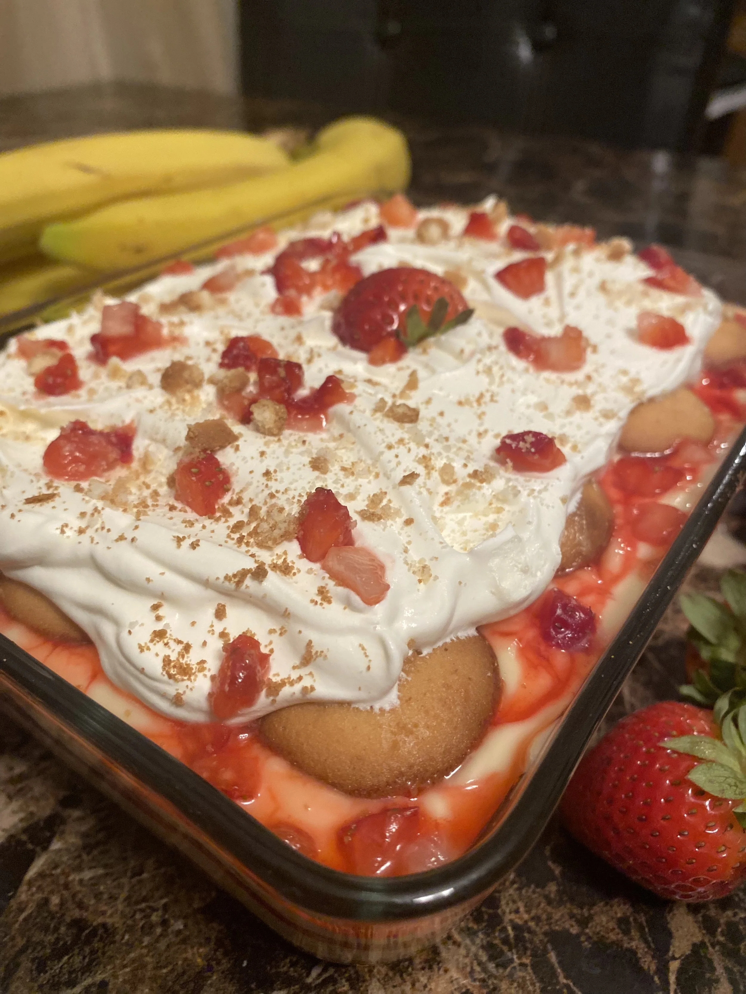 Strawberry Banana Pudding