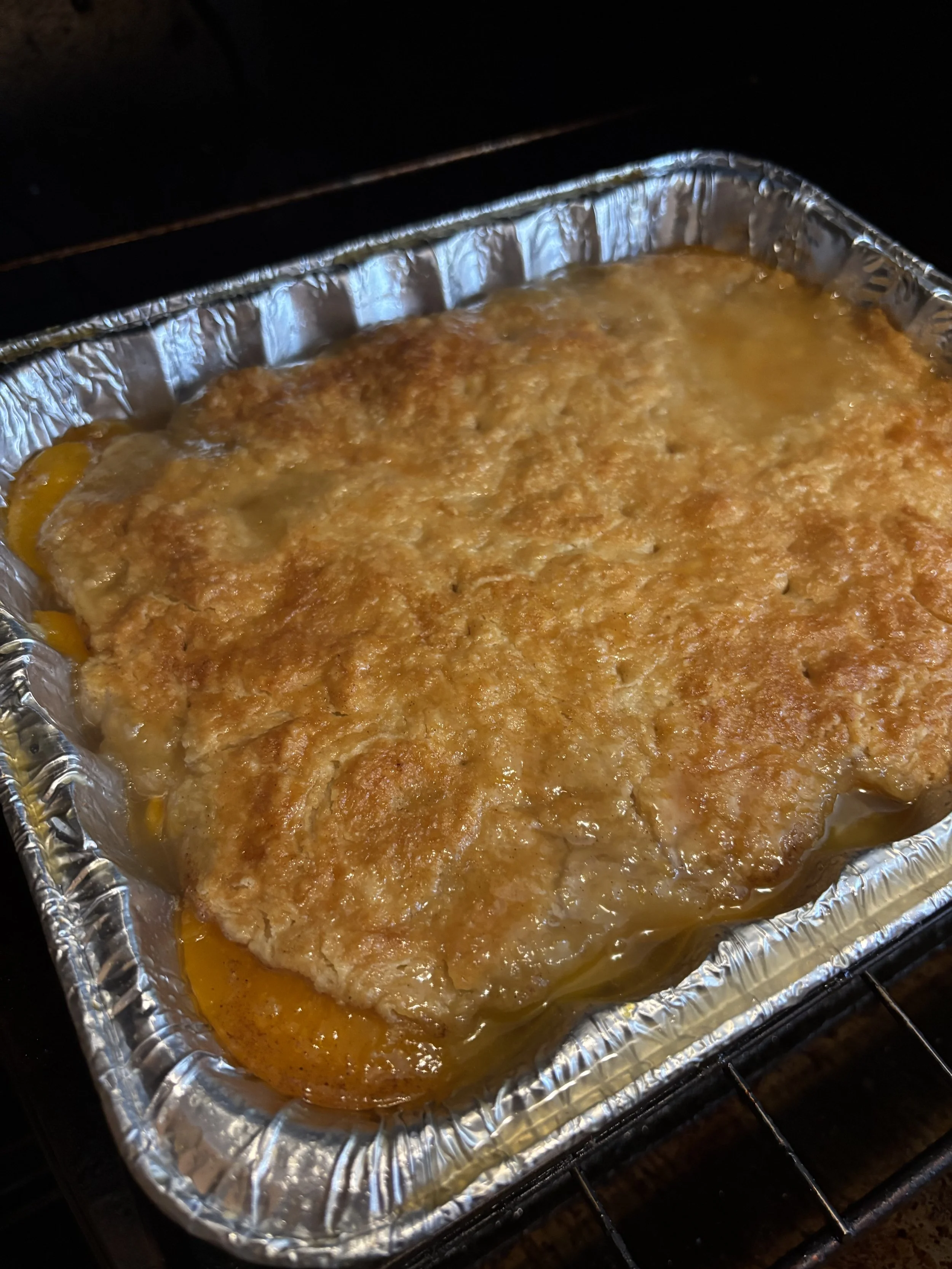 Double Crust Peach Cobbler