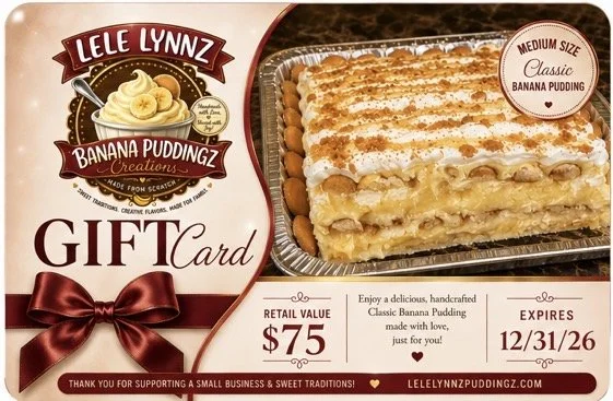 LeLe Lynnz Banana Puddingz Gift Cards