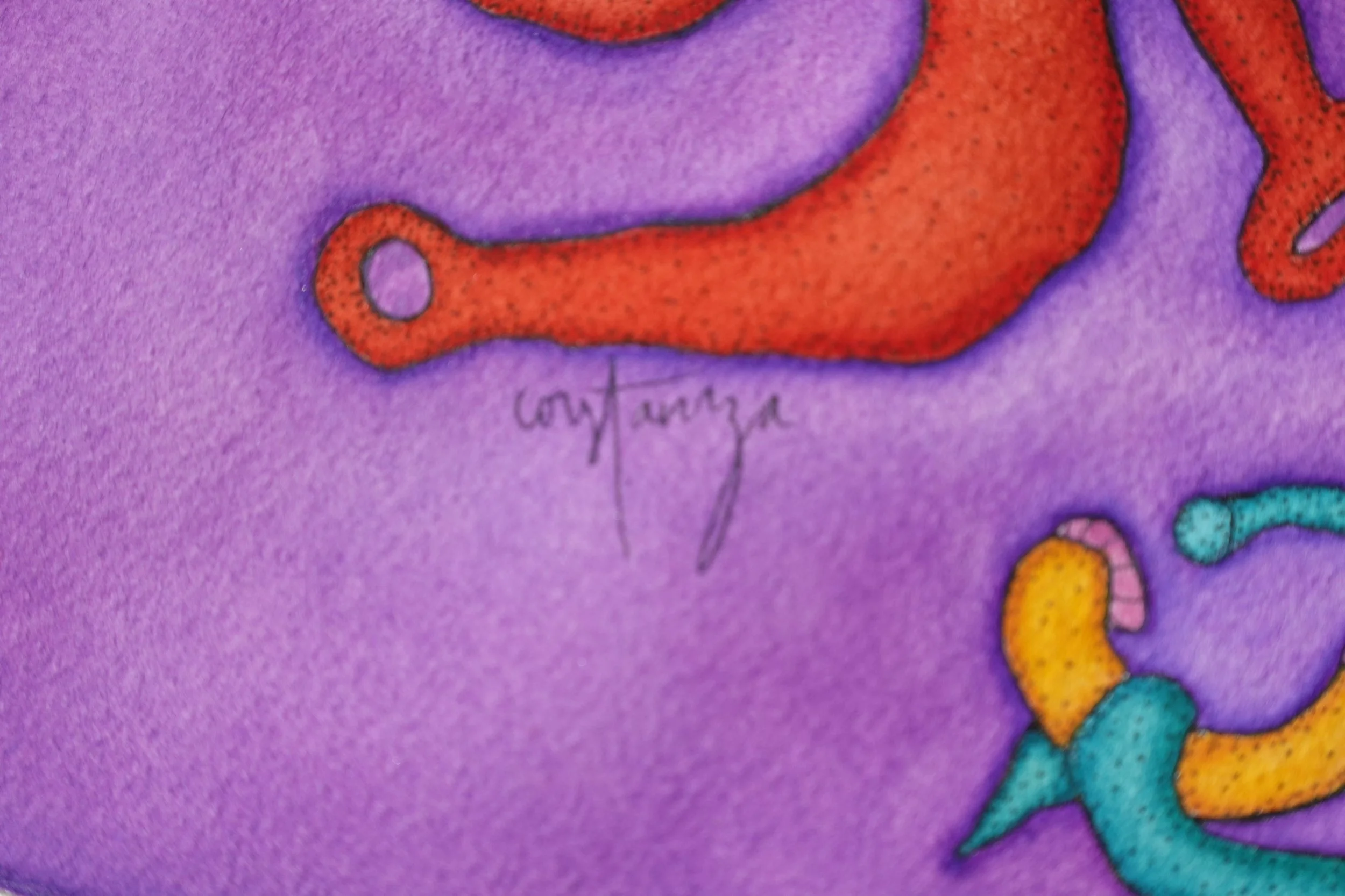 Long Distance, In Ink and Watercolor