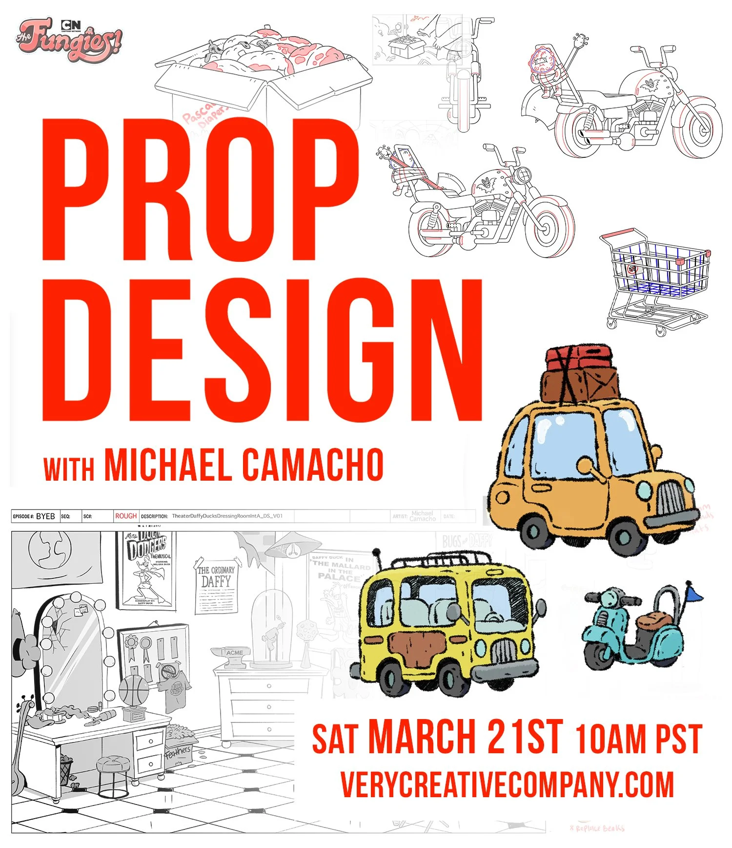 (Remote) Prop Design Workshop with Michael Camacho March 21st at 10am PST