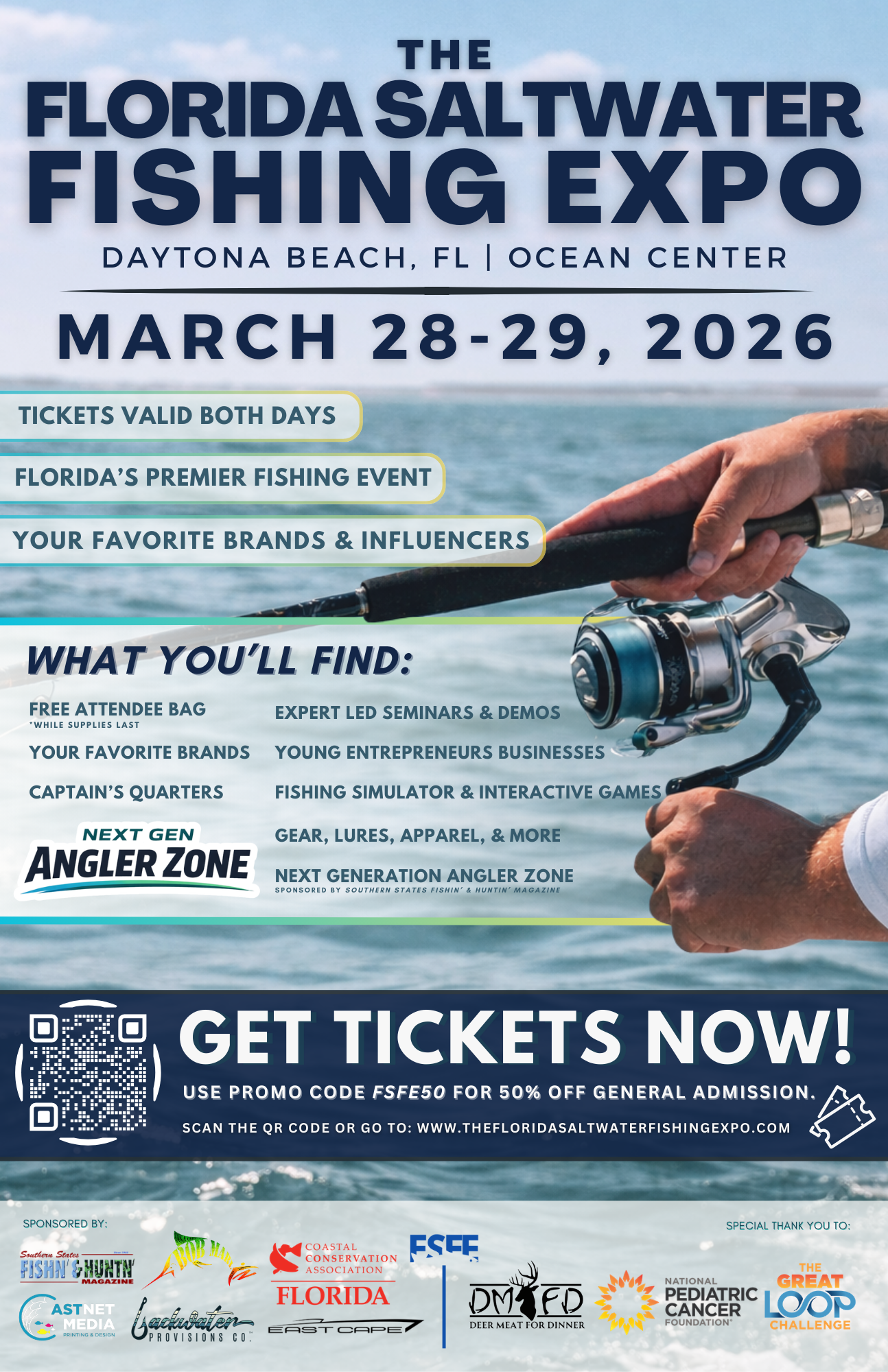 Florida Saltwater Fishing Expo Returns to Daytona Beach mArch 28-29, 2026