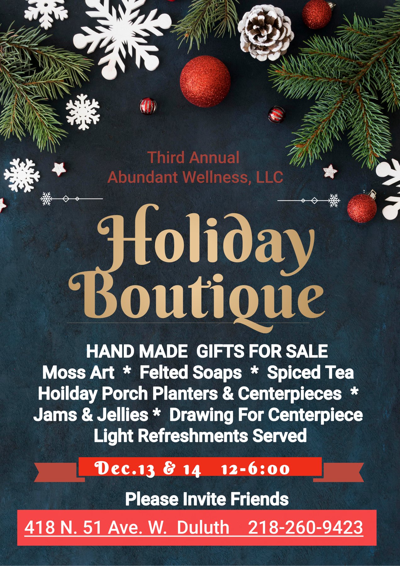 Holiday Boutique