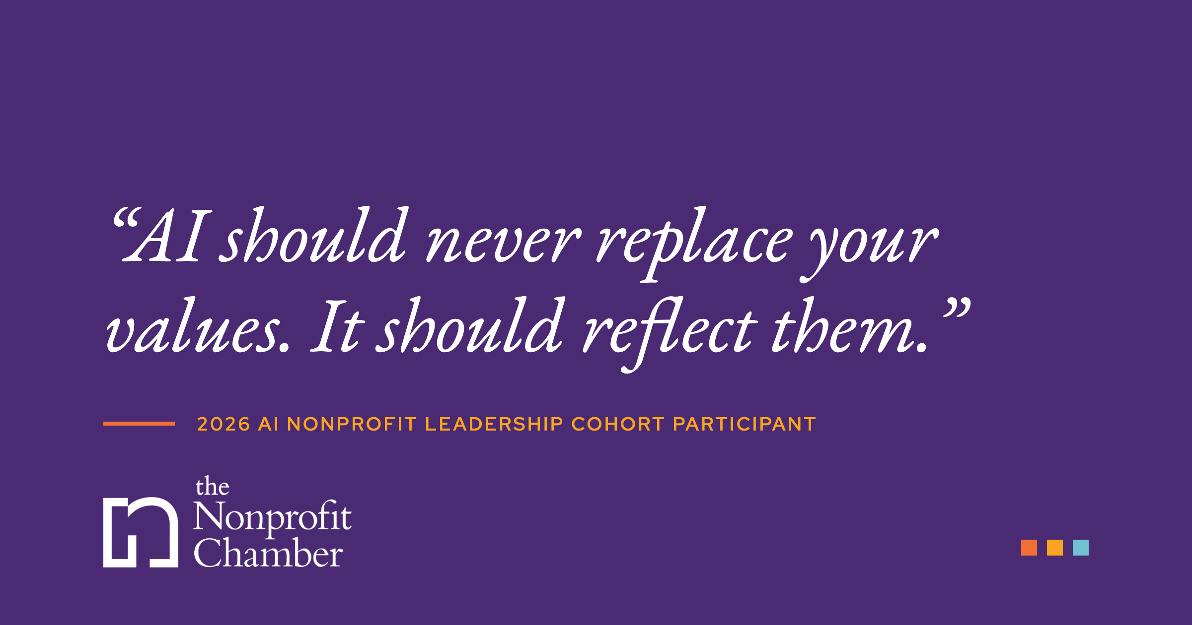 2026 AI Nonprofit Leader Program