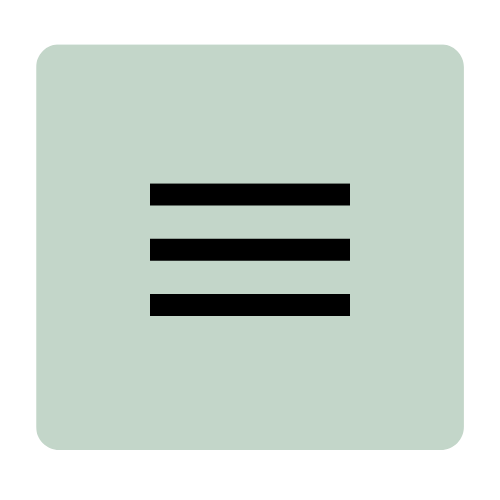 A light green computer window with three horizontal black lines representing text.