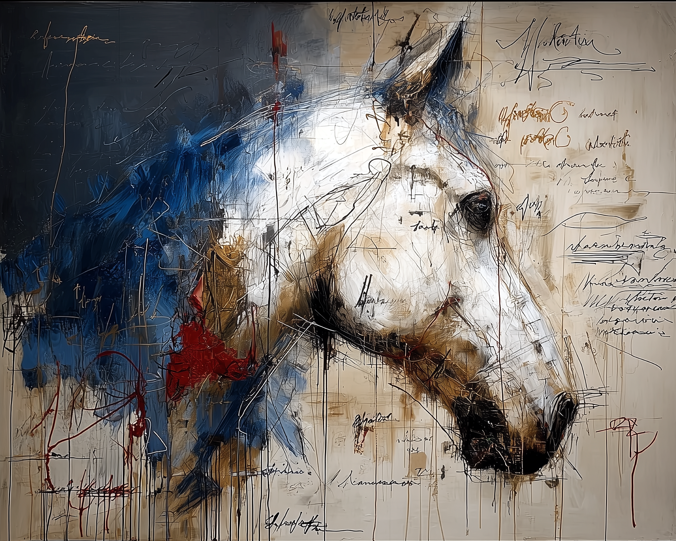  30" x 24" Mixed Media on Canvas.  $1,800.00 