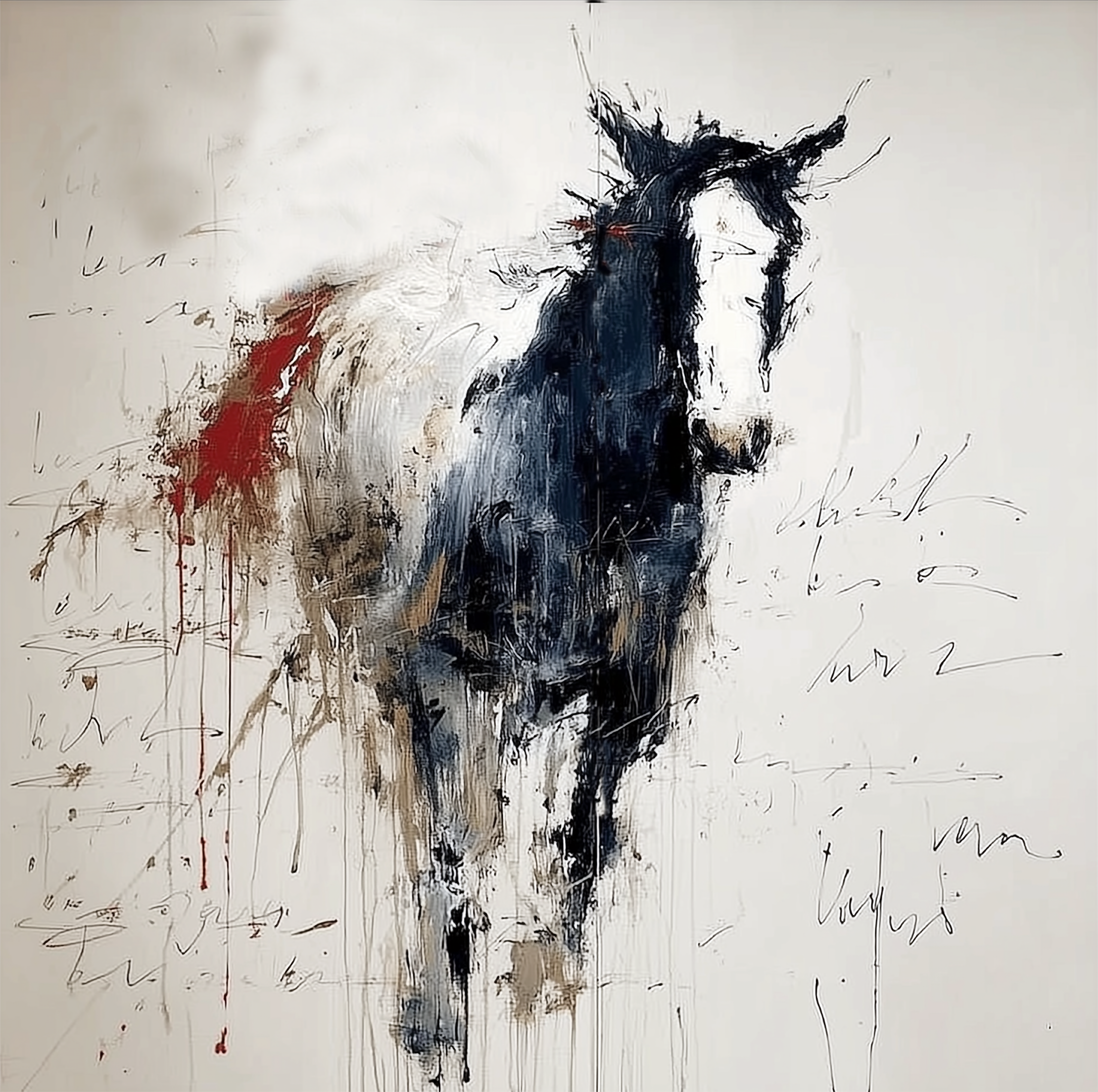 30" x 30" Mixed Media on Canvas. $2,100.00