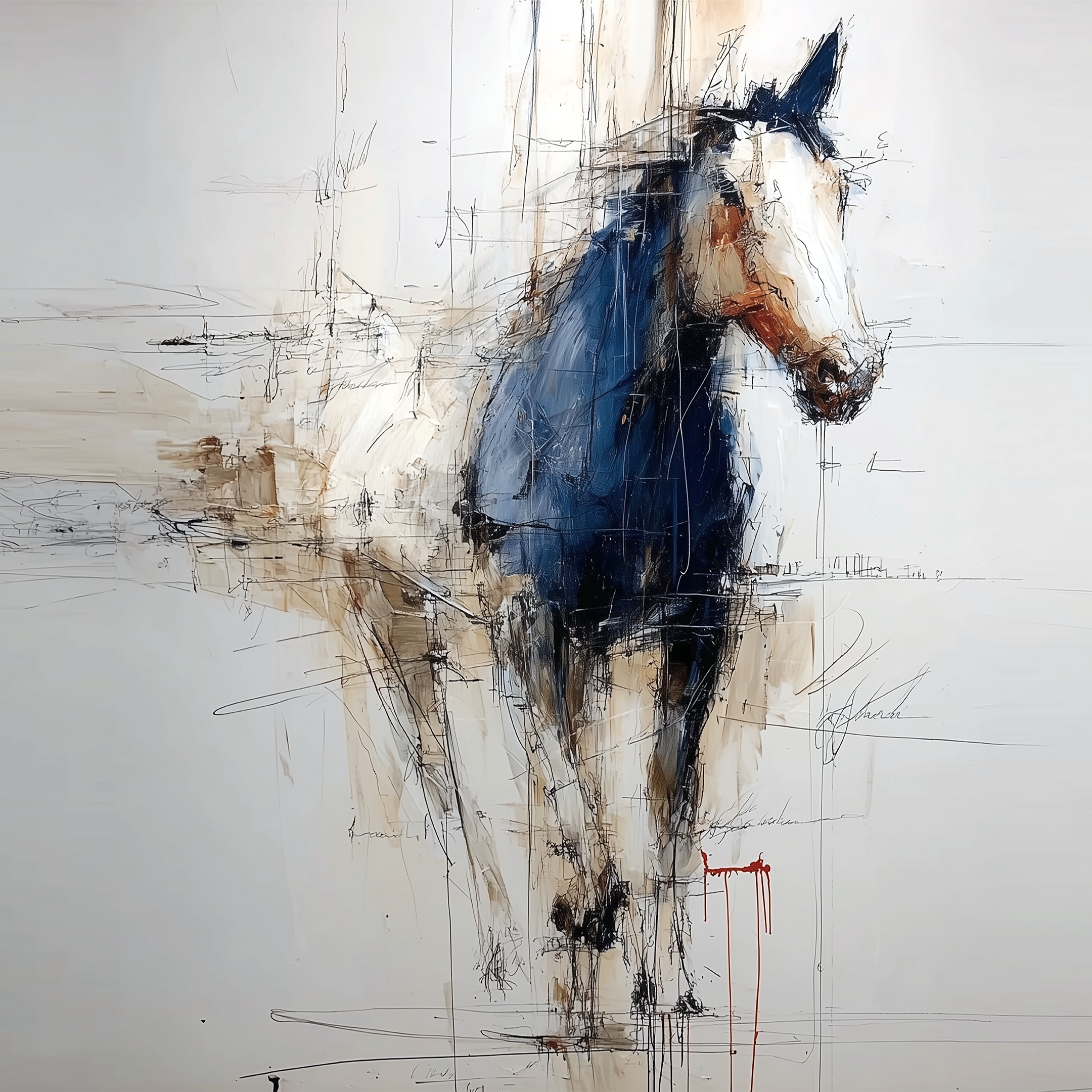 30" x 30" Mixed Media on Canvas. $2,400.00