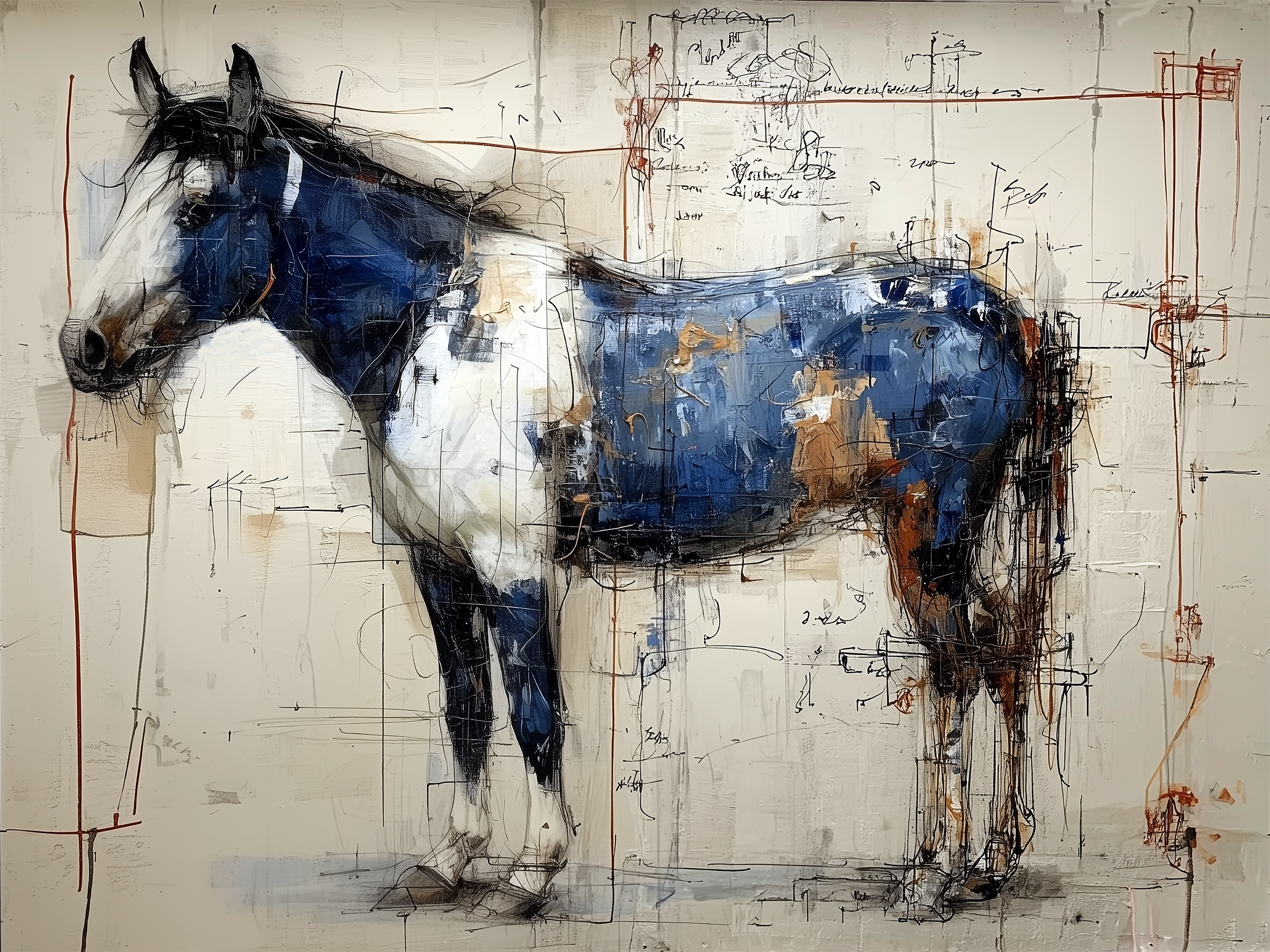 40" x 30" Mixed Media on Canvas. $3,600.00