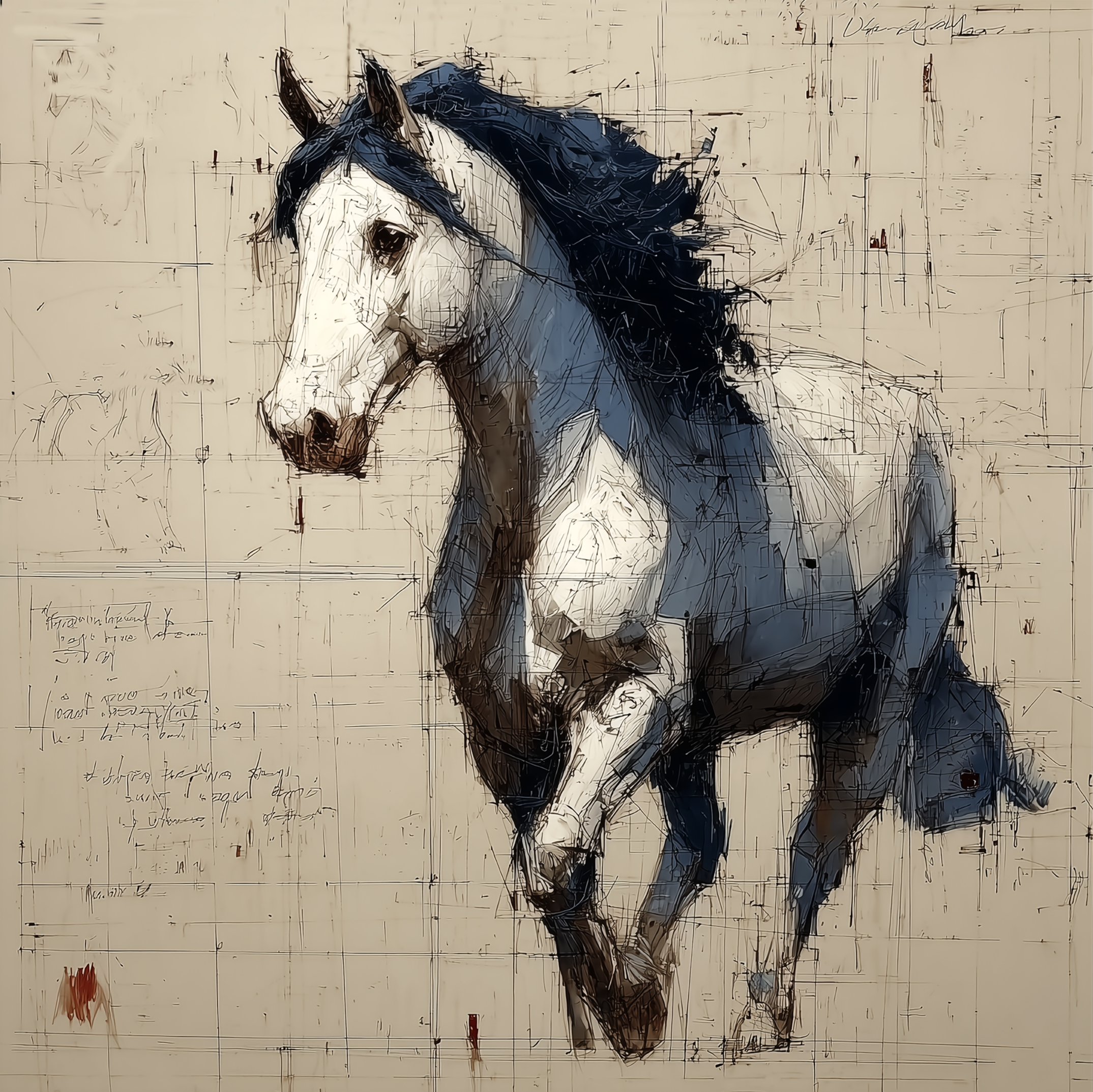 30" x 30" Mixed Media on Canvas. $2,400.00