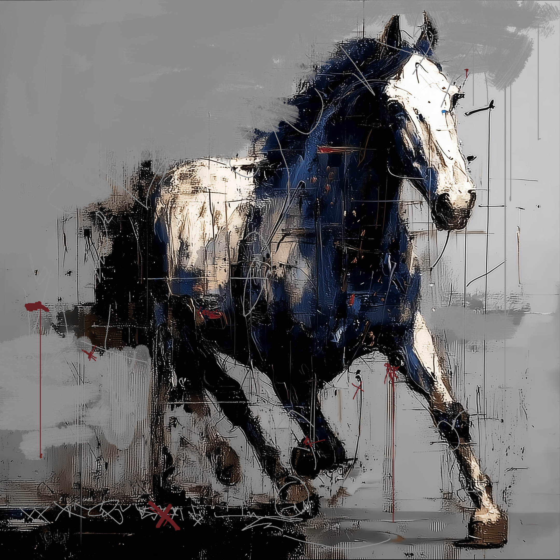 30” x 30” Mixed Media on Canvas. $2,400.00