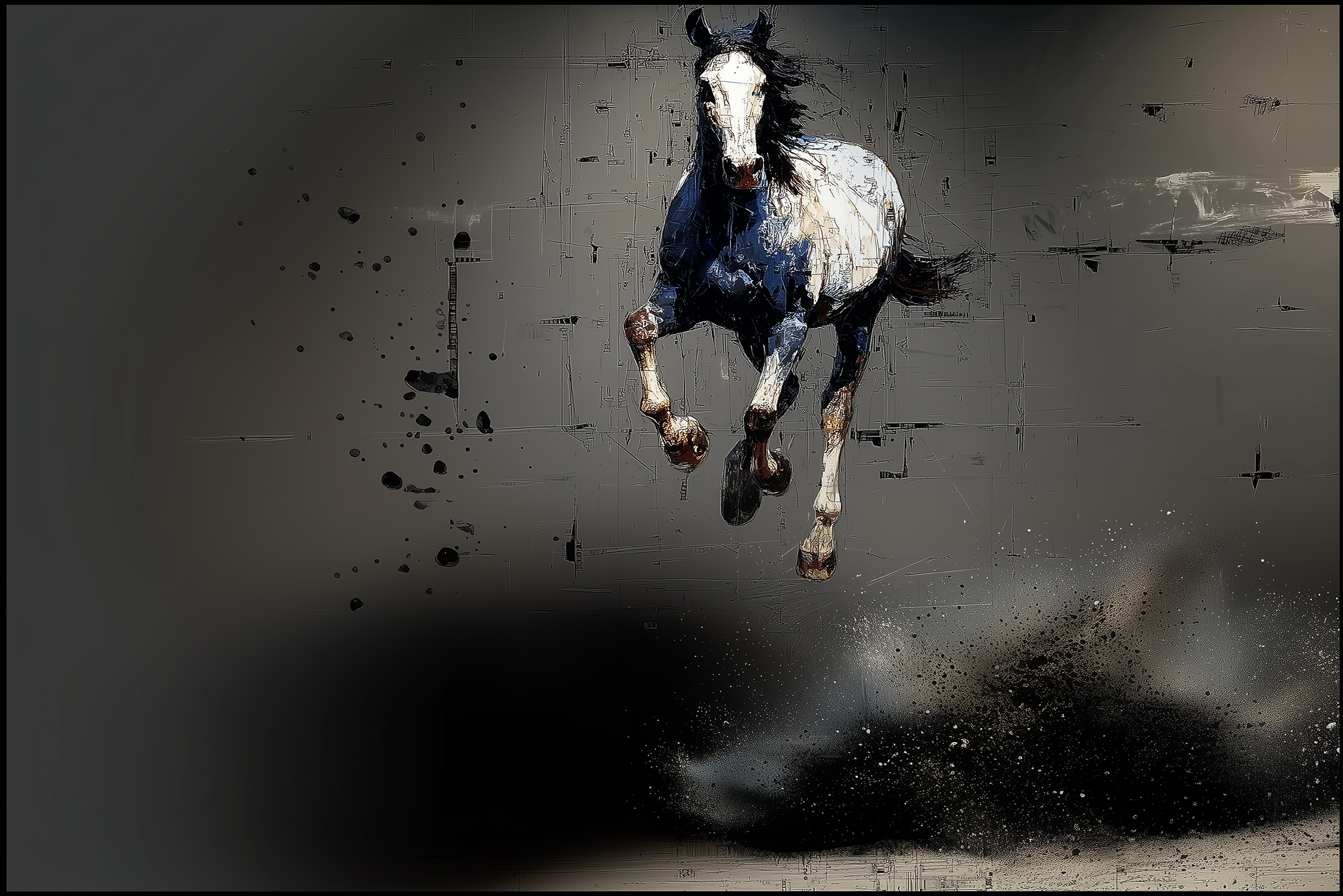 36” x 24” Mixed Media on Canvas. $2,400.00