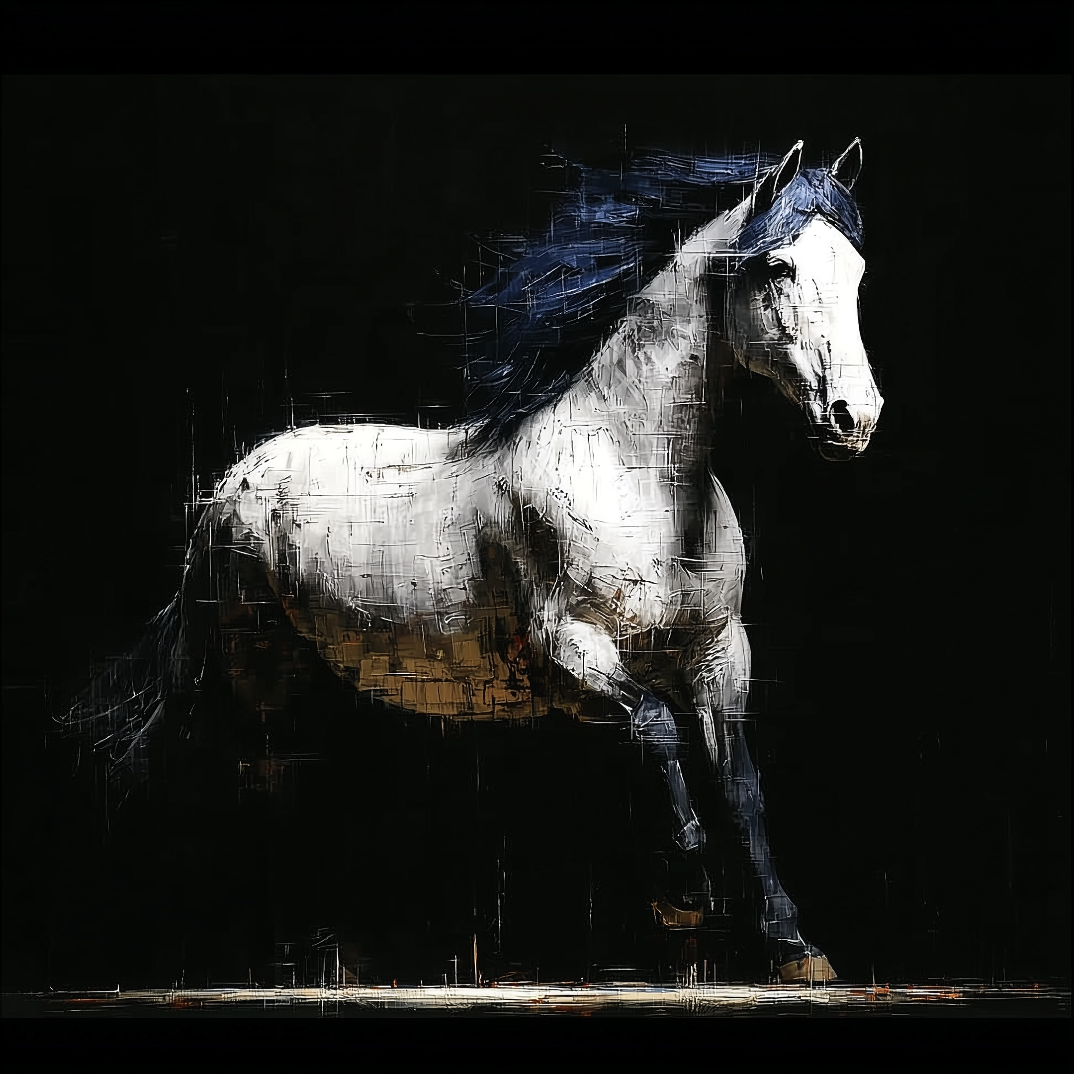 30” x 30” Mixed Media on Canvas. $2,600.00