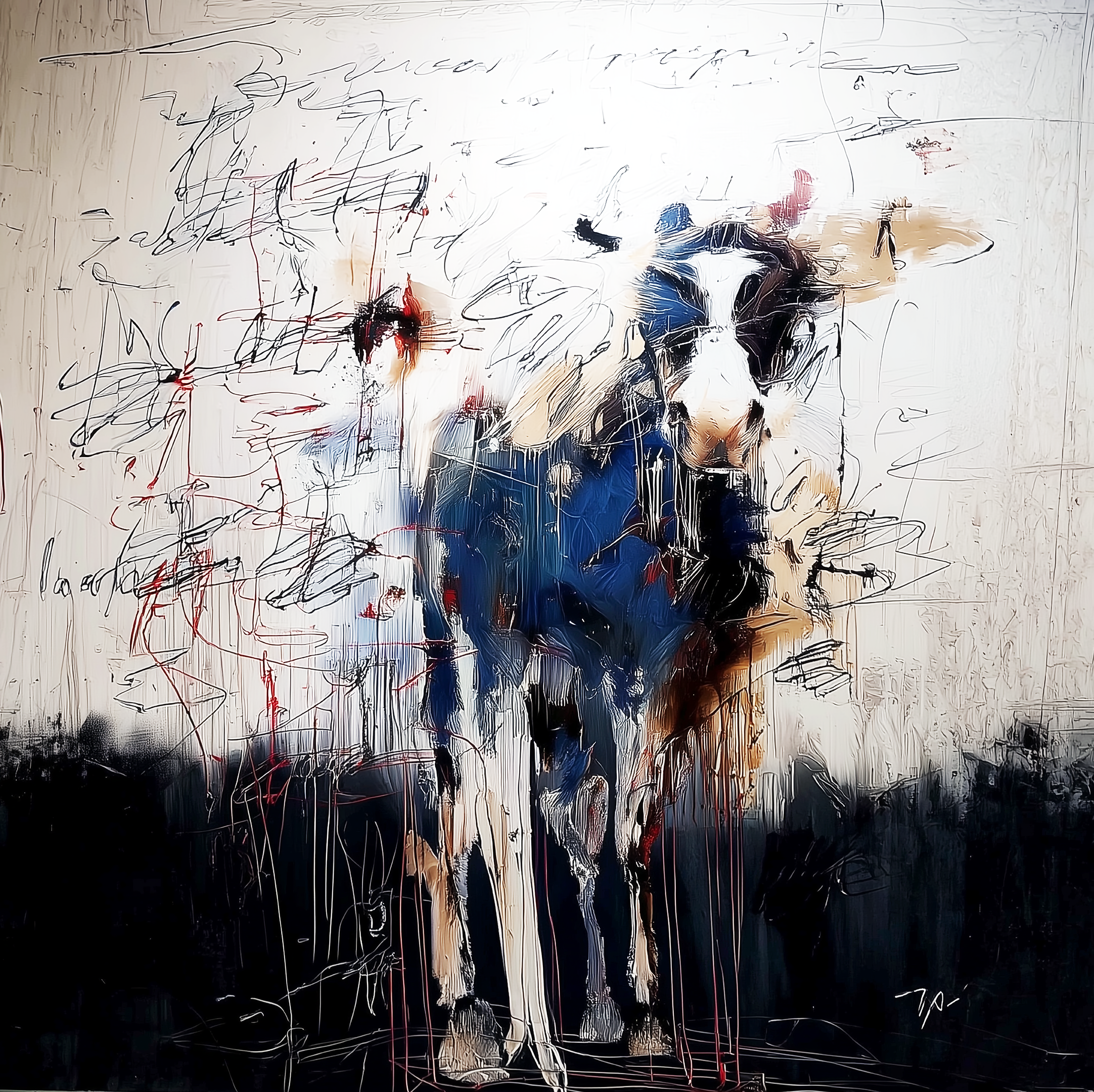  30” x 30” Mixed Media on Canvas. $2,400.00 