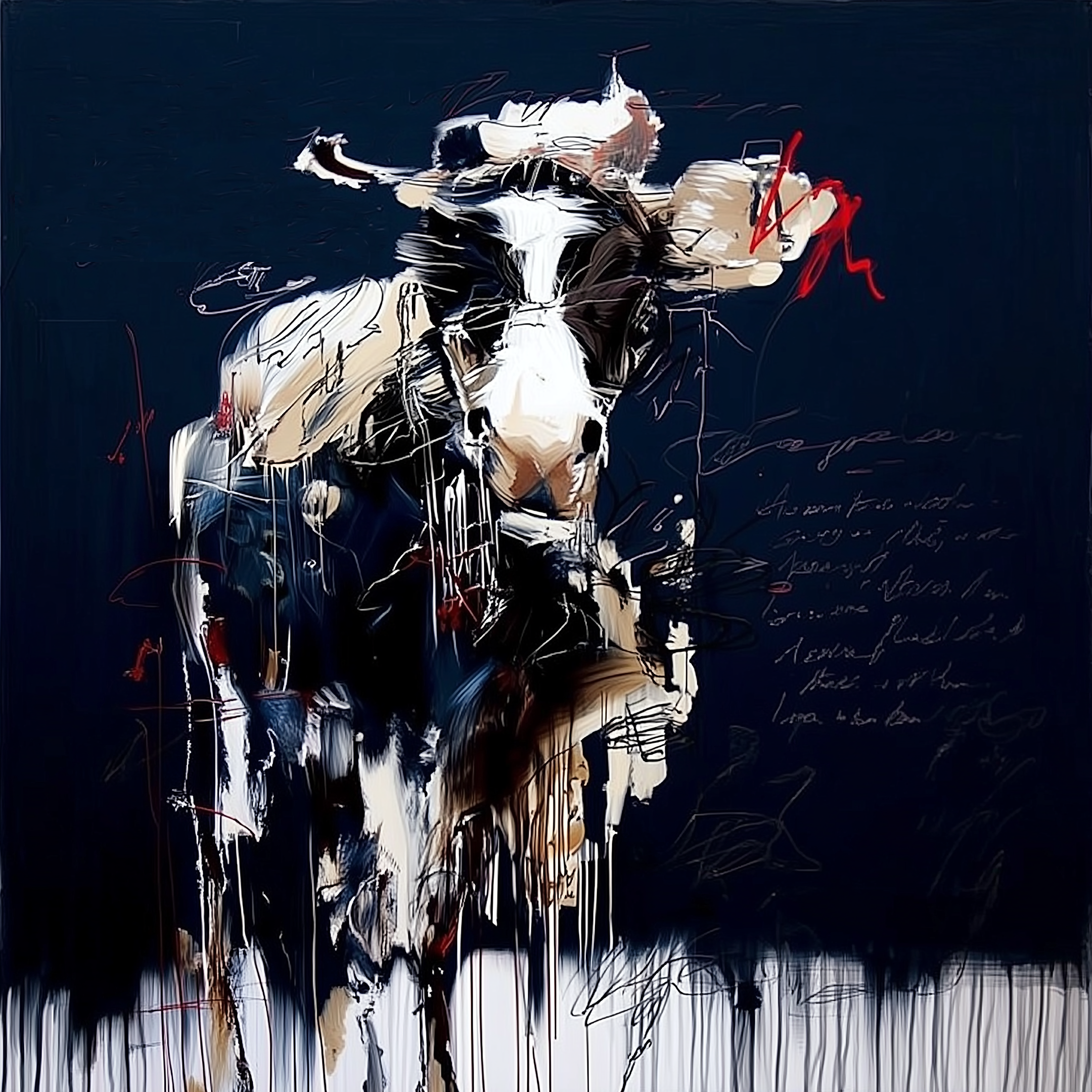  30” x 30” Mixed Media on Canvas. $2,600.00 